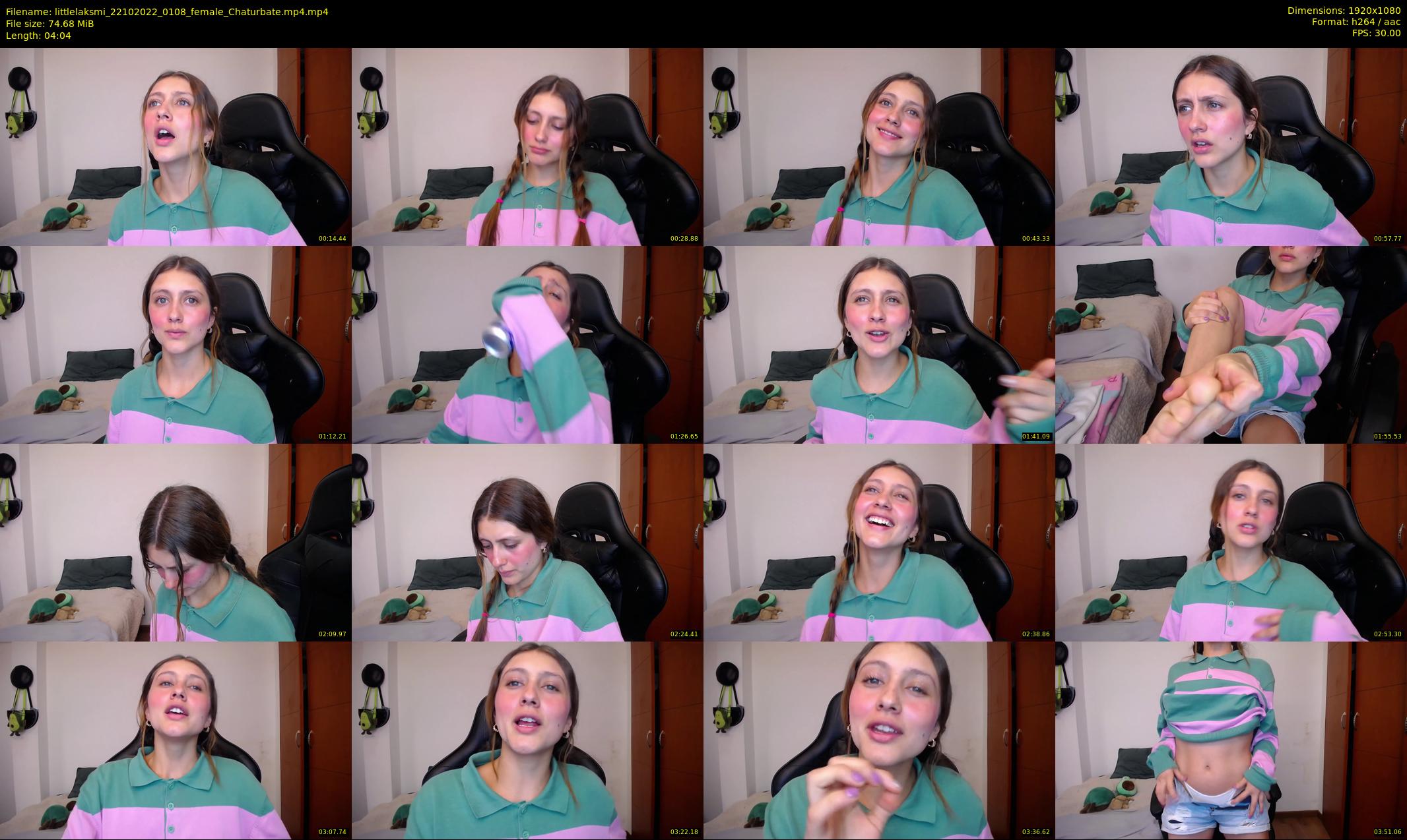 littlelaksmi — 5 minute Chaturbate female cam show recording, 1080p, Oct 22, 2022