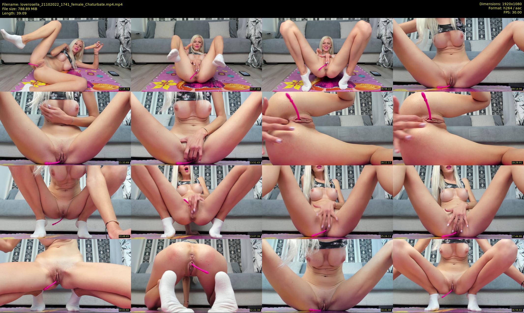 loverosella — 40 minute Chaturbate female cam show recording, 1080p, Oct 21, 2022