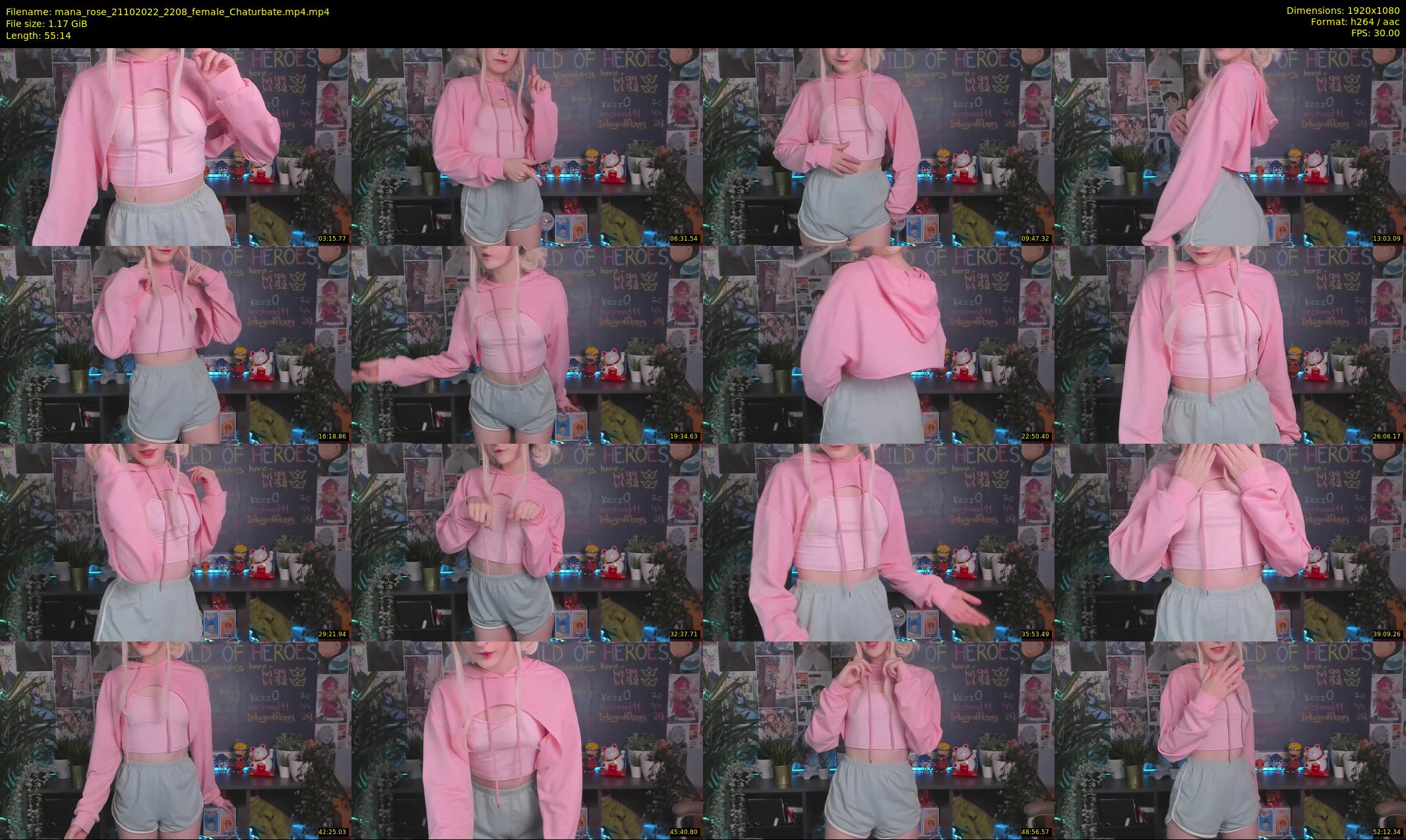 mana_rose — 56 minute Chaturbate female cam show recording, 1080p, Oct 21, 2022