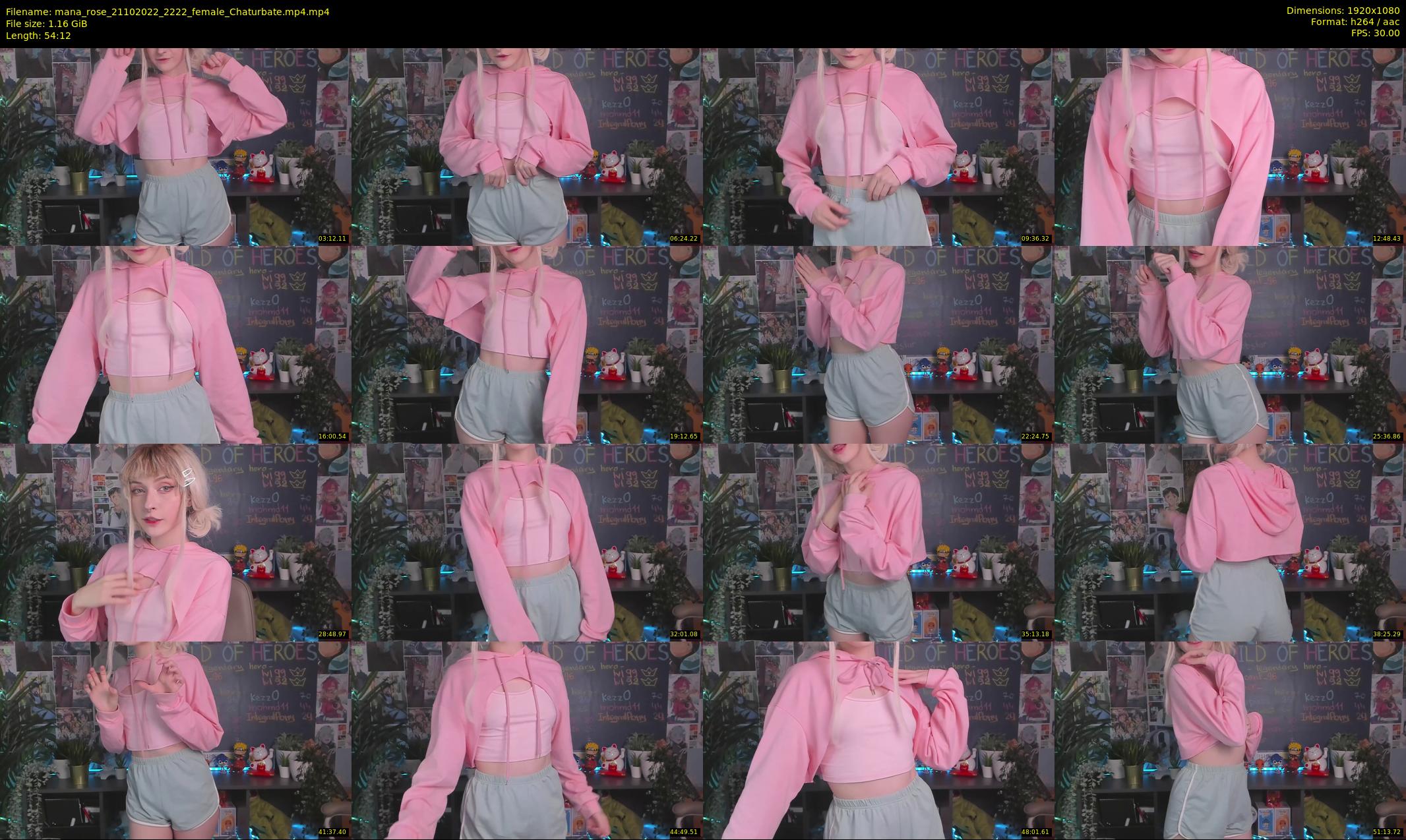 mana_rose — 55 minute Chaturbate female cam show recording, 1080p, Oct 21, 2022