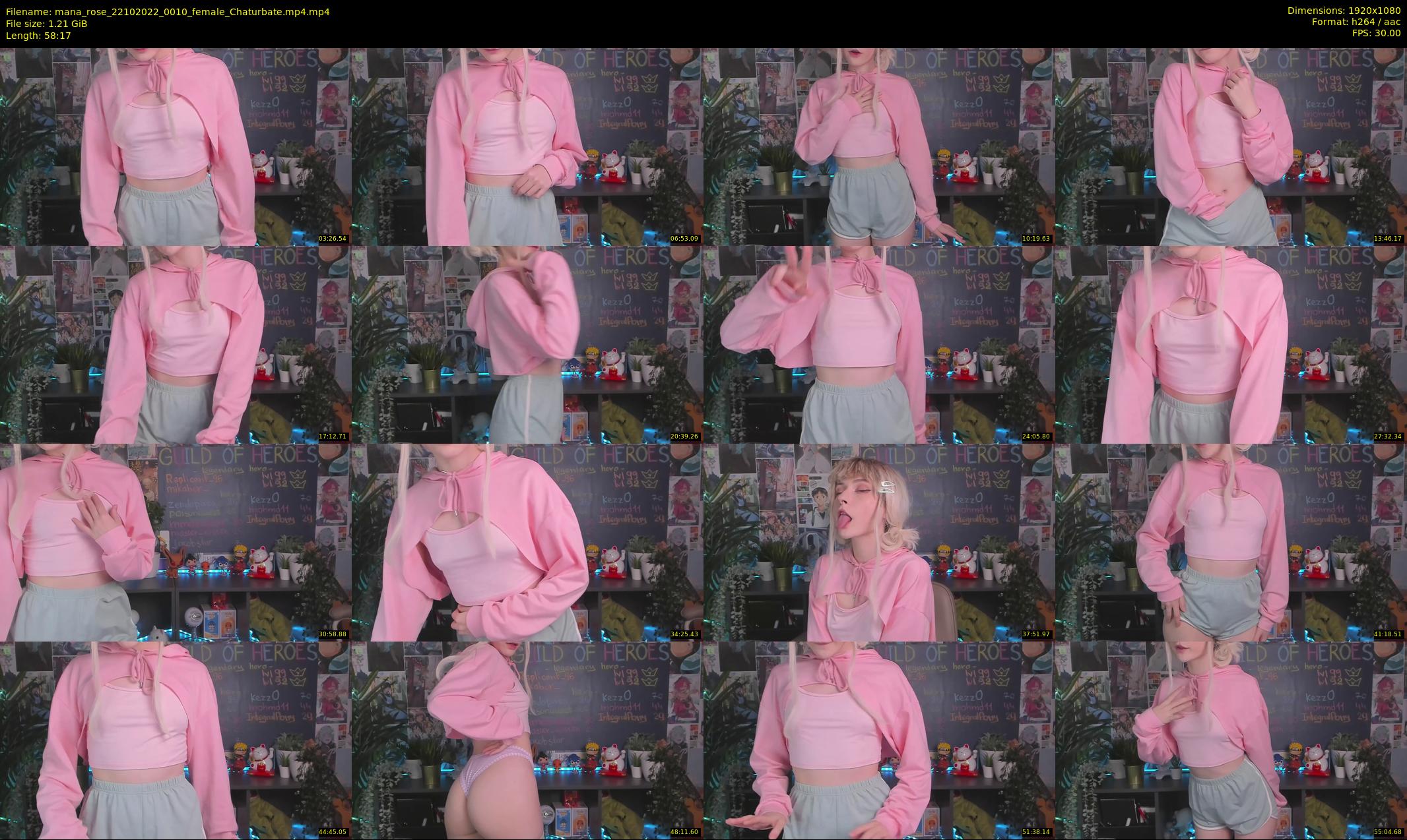 mana_rose — 59 minute Chaturbate female cam show recording, 1080p, Oct 22, 2022