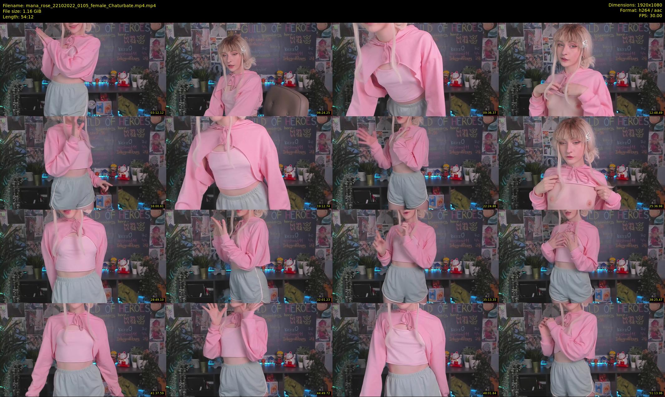 mana_rose — 55 minute Chaturbate female cam show recording, 1080p, Oct 22, 2022
