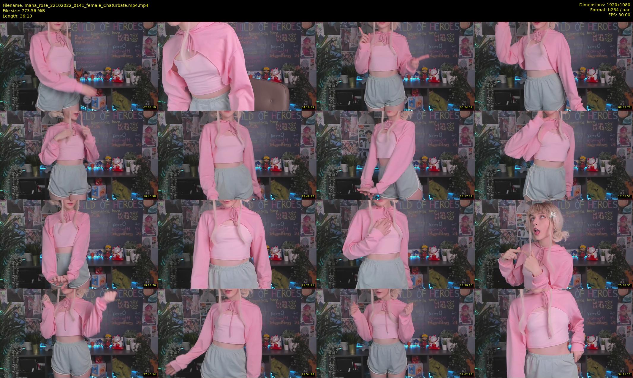 mana_rose — 37 minute Chaturbate female cam show recording, 1080p, Oct 22, 2022