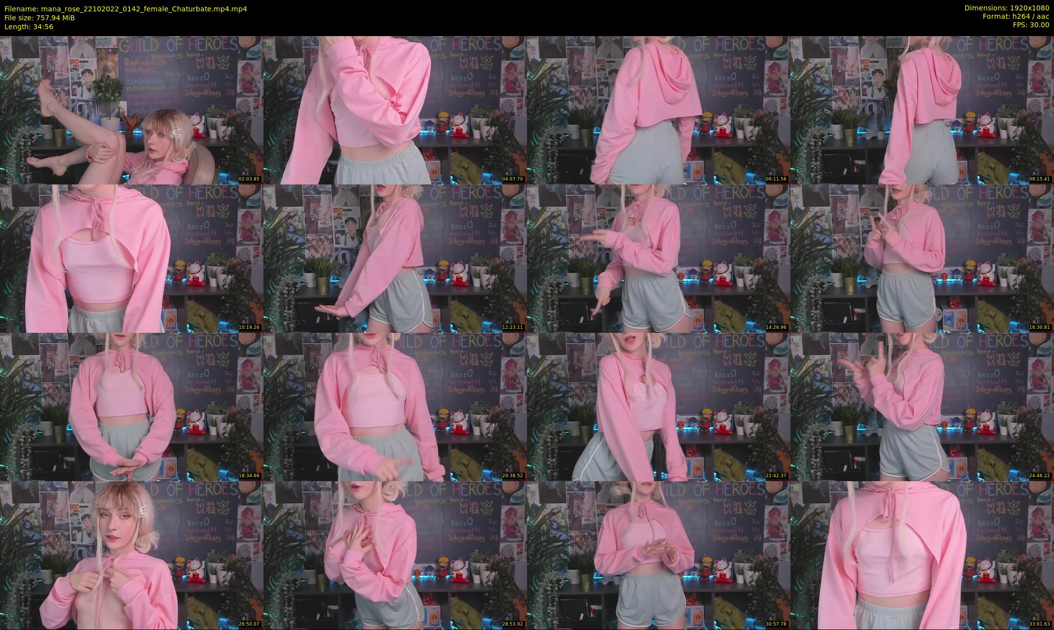 mana_rose — 35 minute Chaturbate female cam show recording, 1080p, Oct 22, 2022