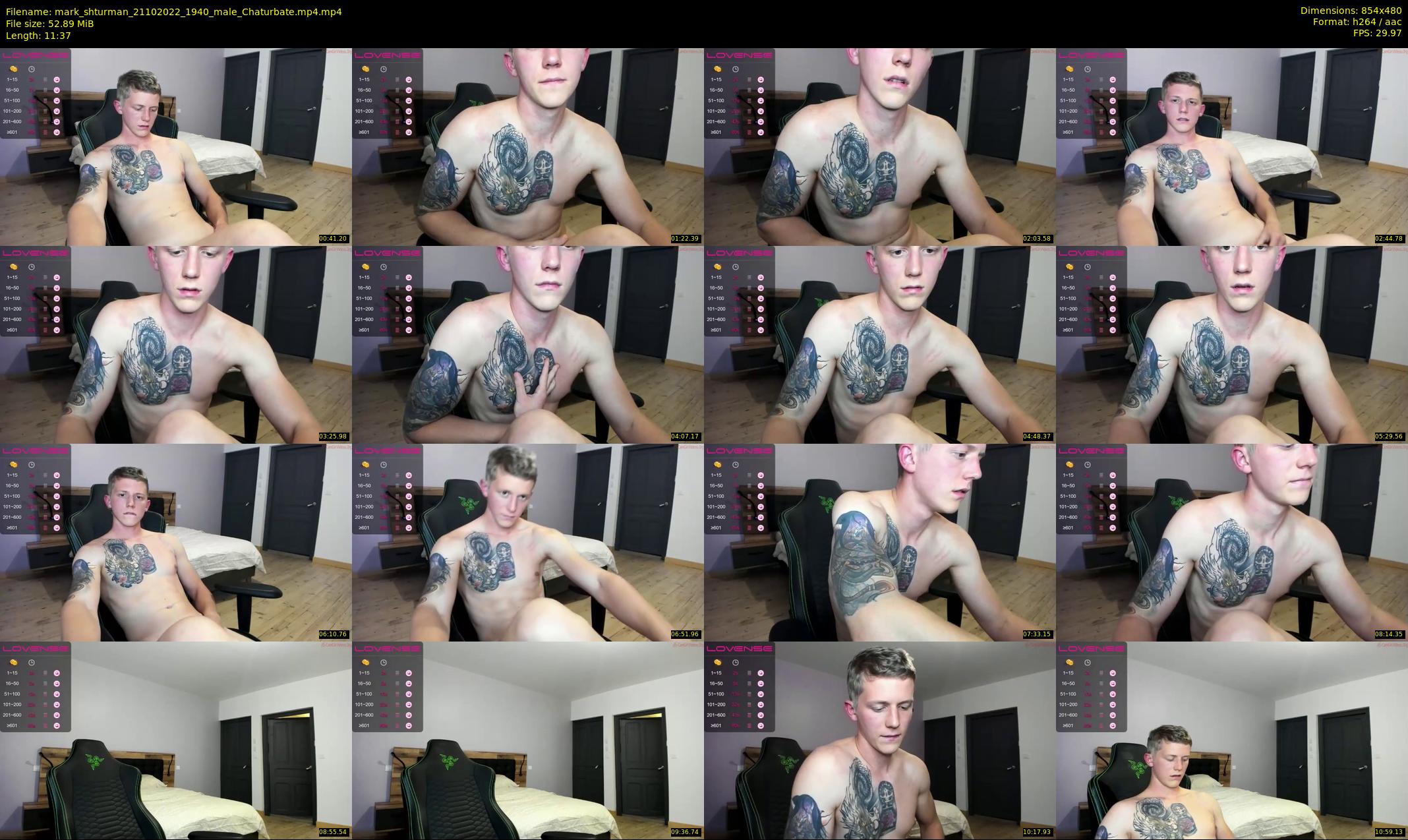 mark_shturman — 12 minute Chaturbate male cam show recording, 480p, Oct 21, 2022