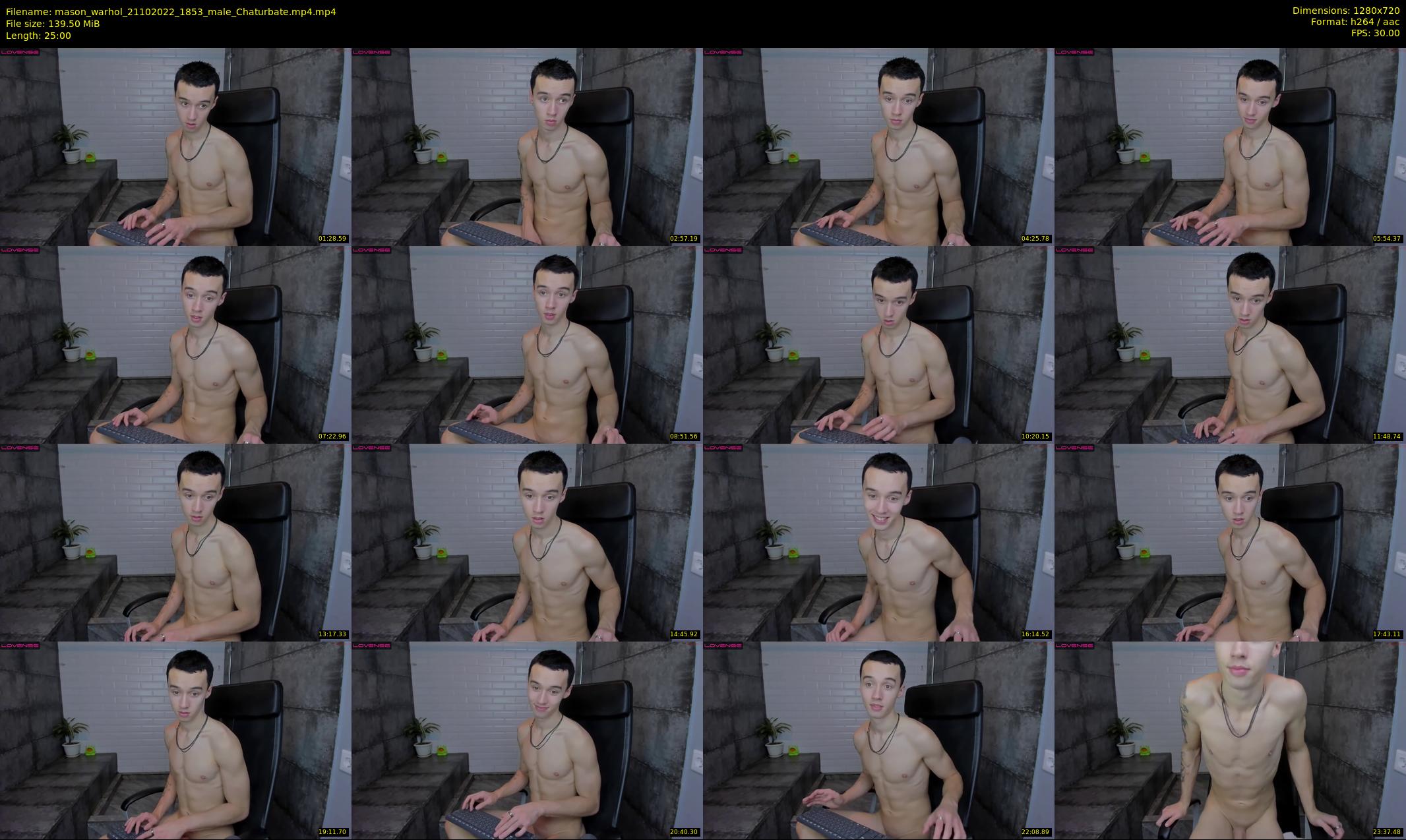 mason_warhol — 25 minute Chaturbate male cam show recording, 720p, Oct 21, 2022