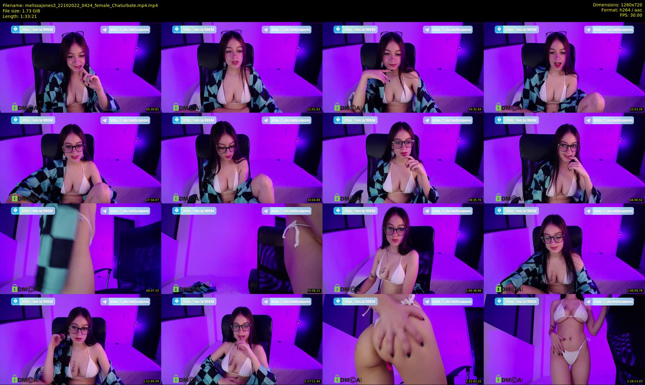 melissajones3 — 94 minute Chaturbate female cam show recording, 720p, Oct 22, 2022