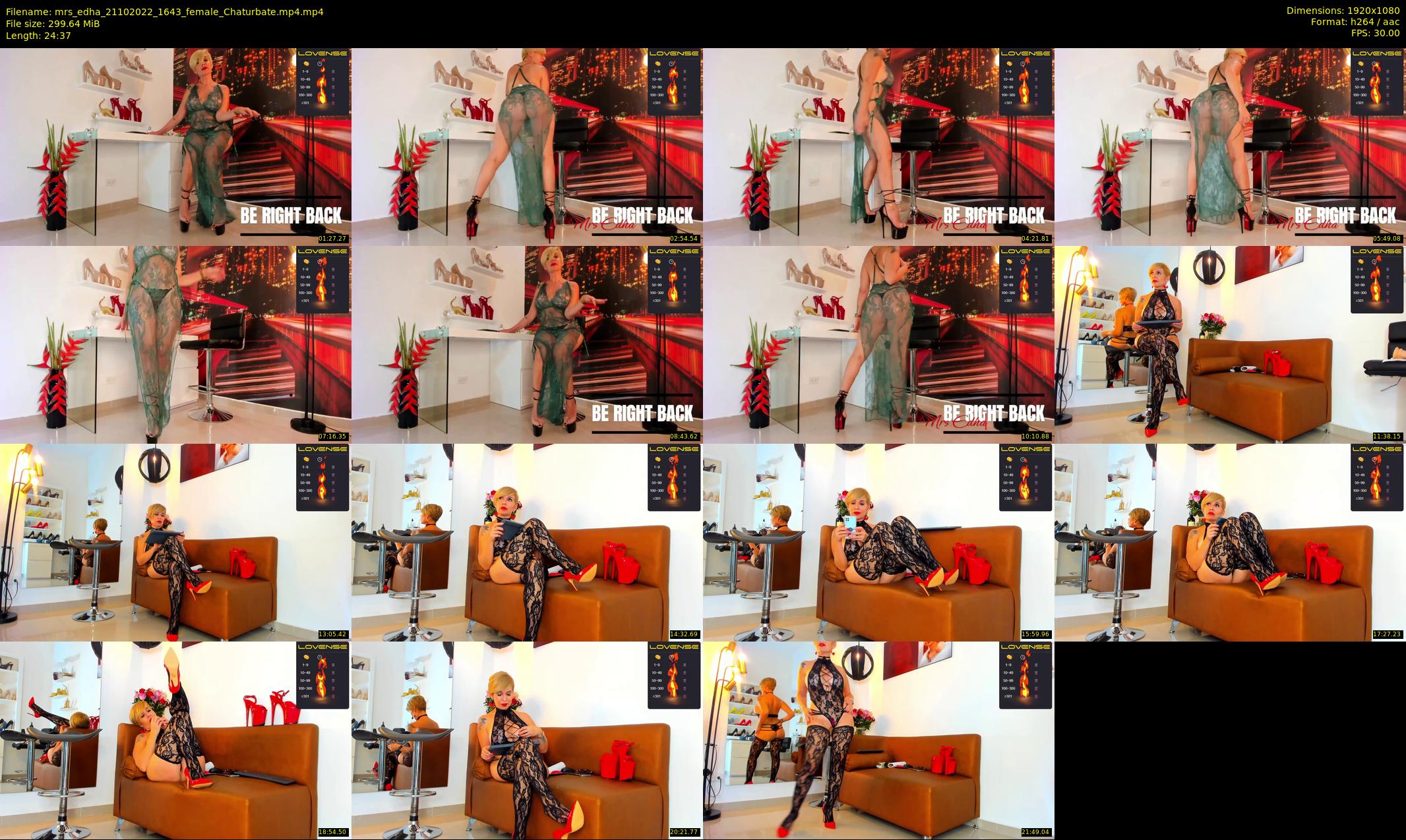 mrs_edha — 25 minute Chaturbate female cam show recording, 1080p, Oct 21, 2022