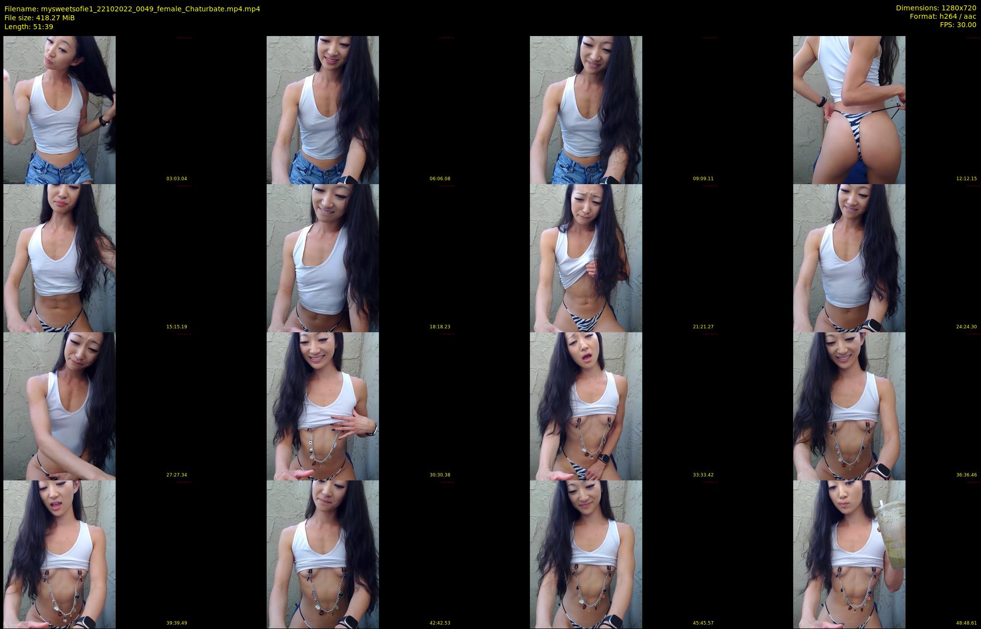 mysweetsofie1 — 52 minute Chaturbate female cam show recording, 720p, Oct 22, 2022