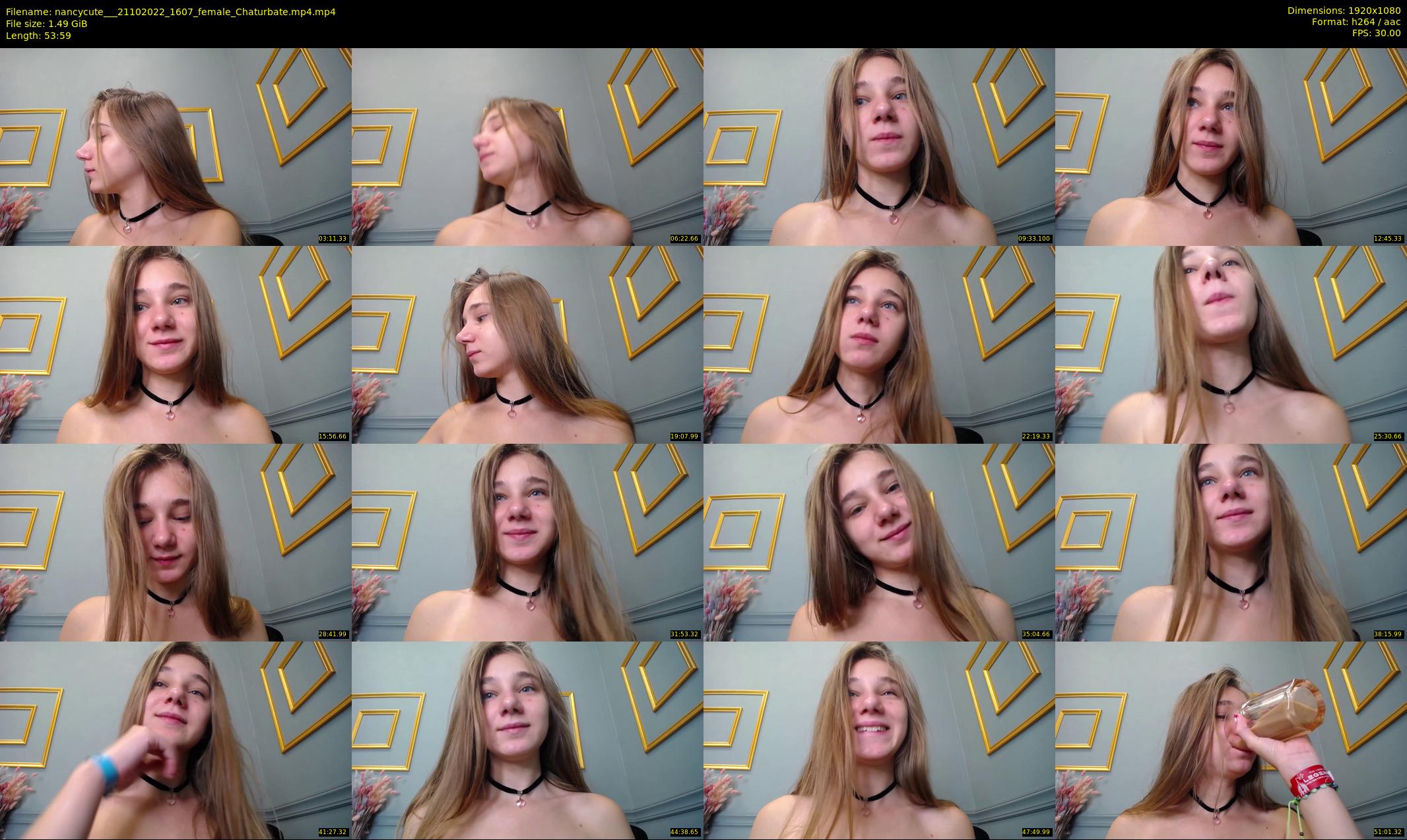 nancycute__ — 54 minute Chaturbate female cam show recording, 1080p, Oct 21, 2022