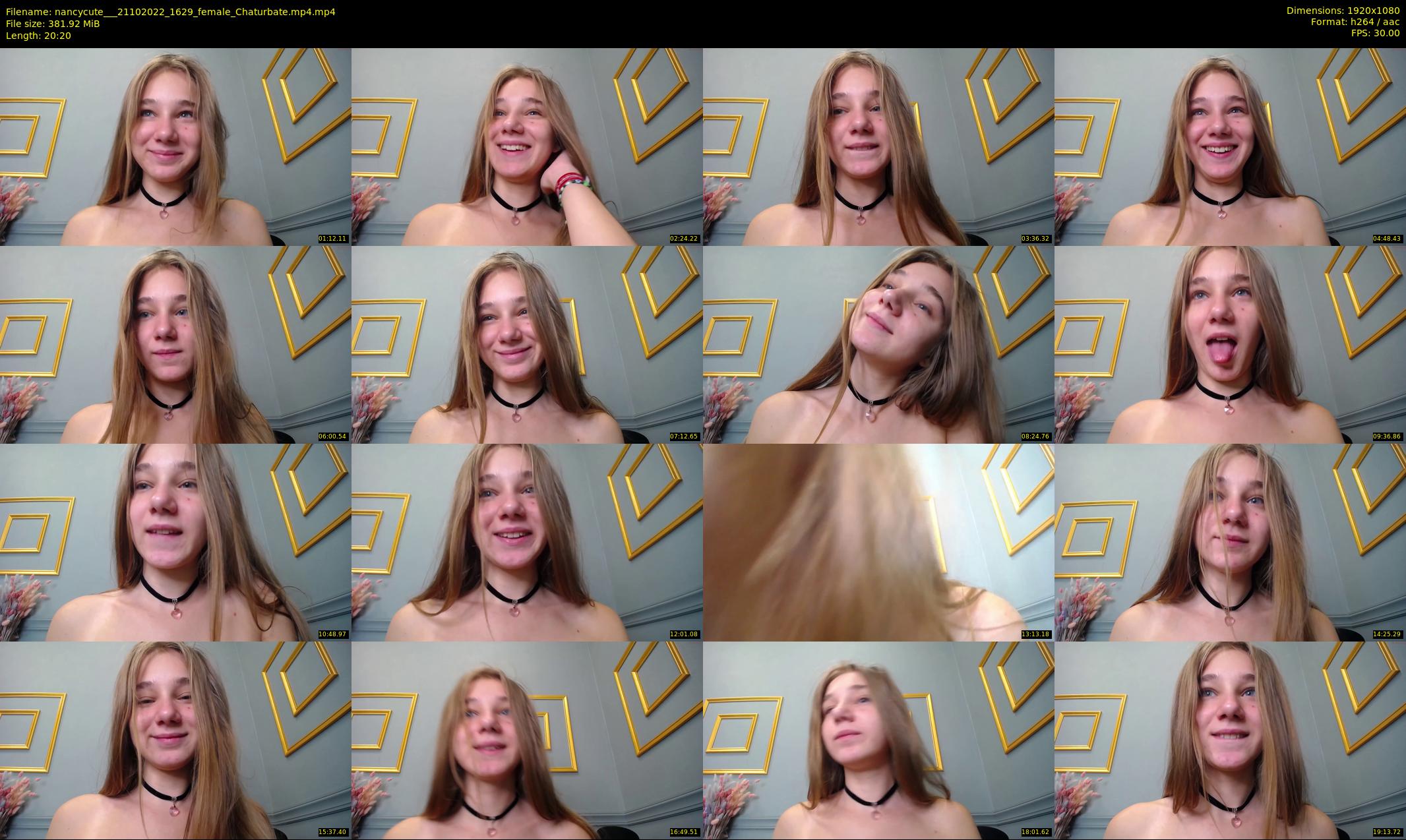 nancycute__ — 21 minute Chaturbate female cam show recording, 1080p, Oct 21, 2022