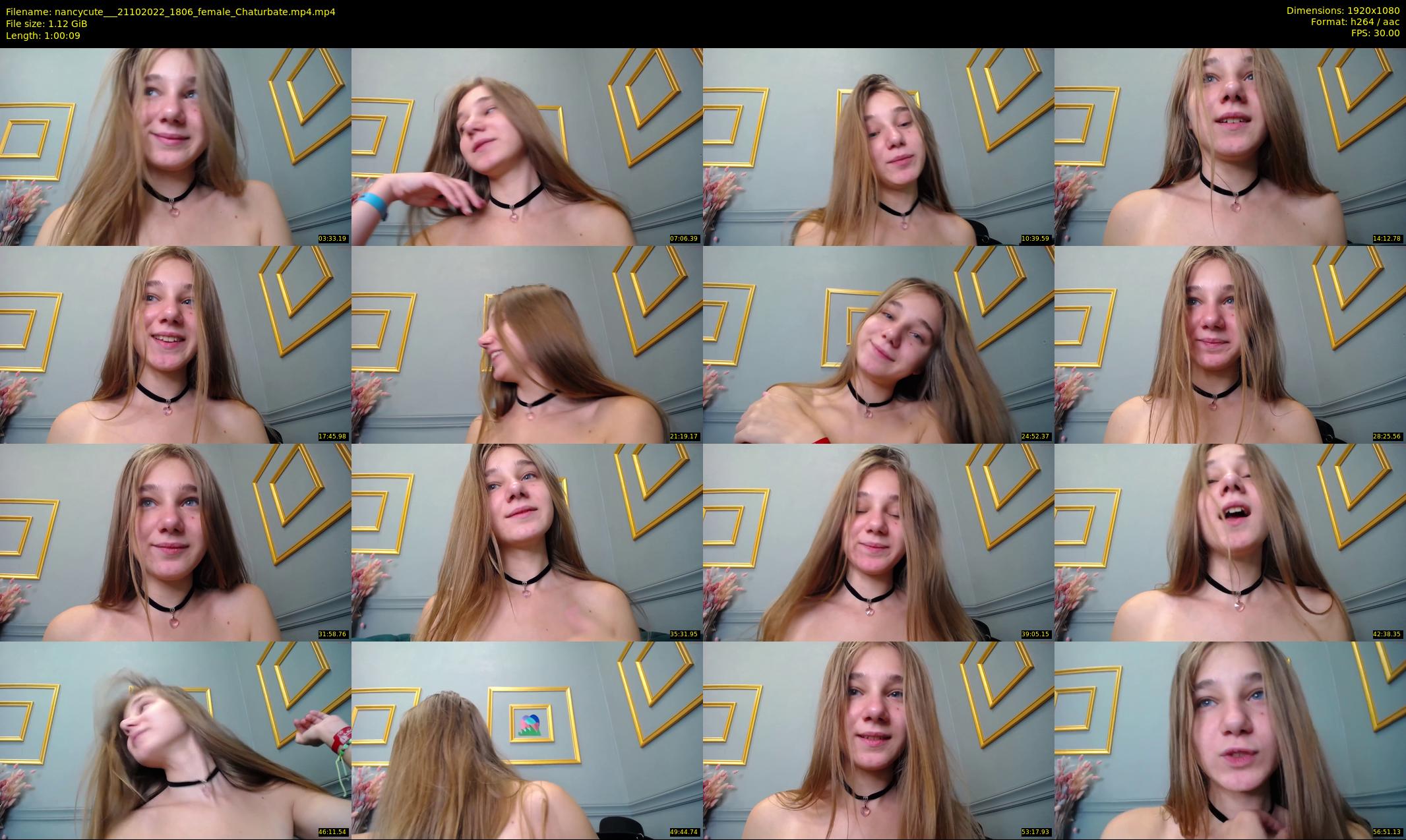 nancycute__ — 61 minute Chaturbate female cam show recording, 1080p, Oct 21, 2022