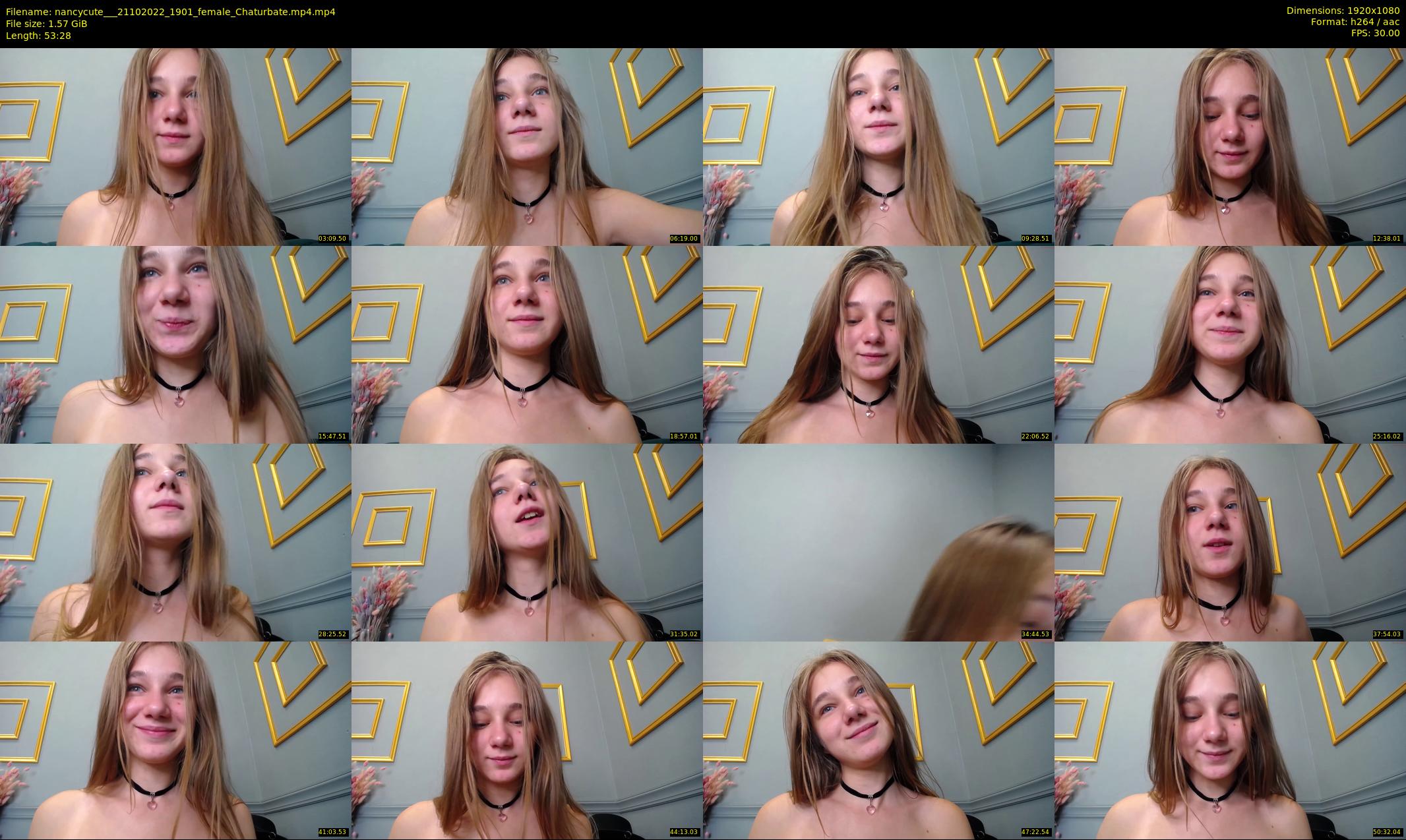 nancycute__ — 54 minute Chaturbate female cam show recording, 1080p, Oct 21, 2022