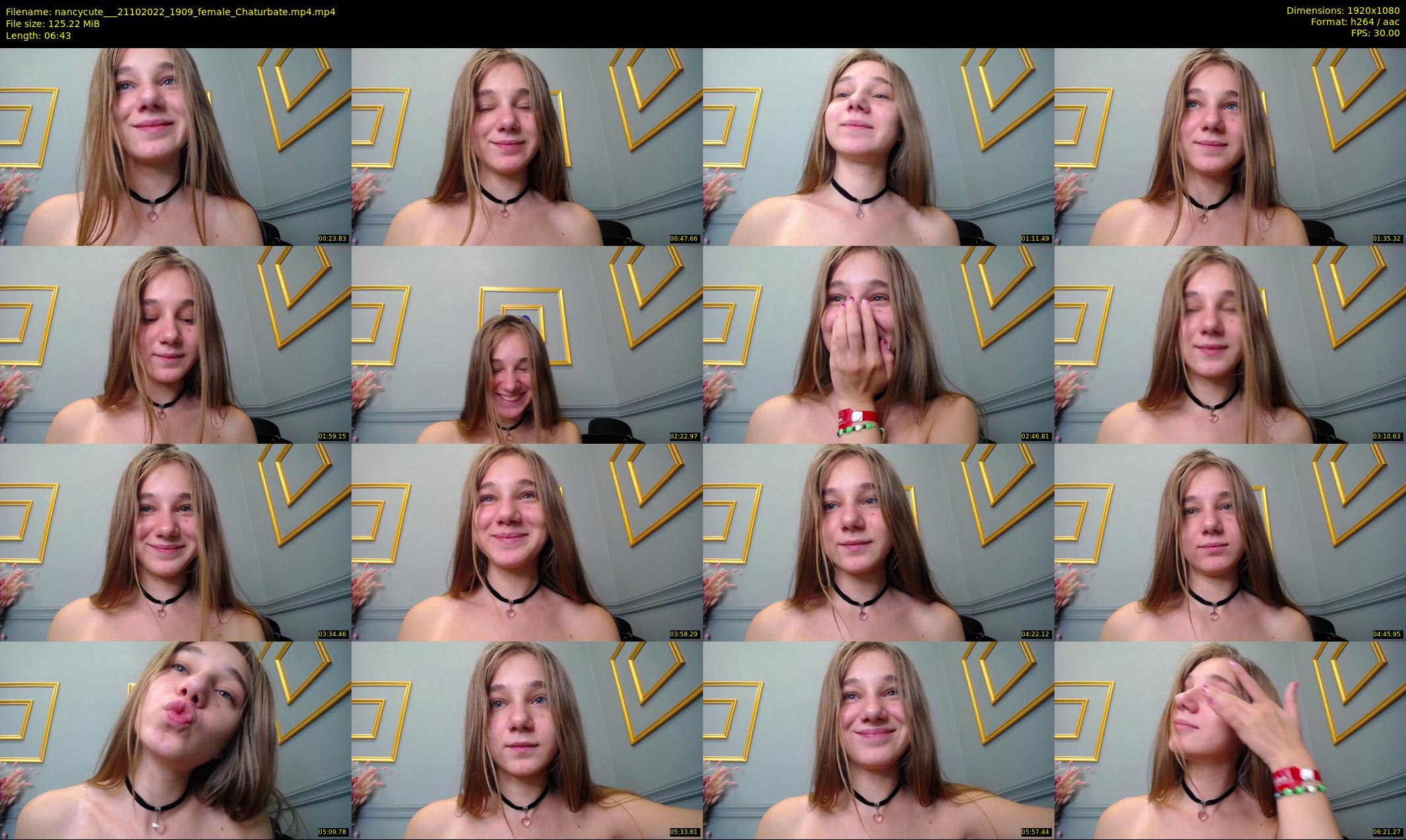 nancycute__ — 7 minute Chaturbate female cam show recording, 1080p, Oct 21, 2022