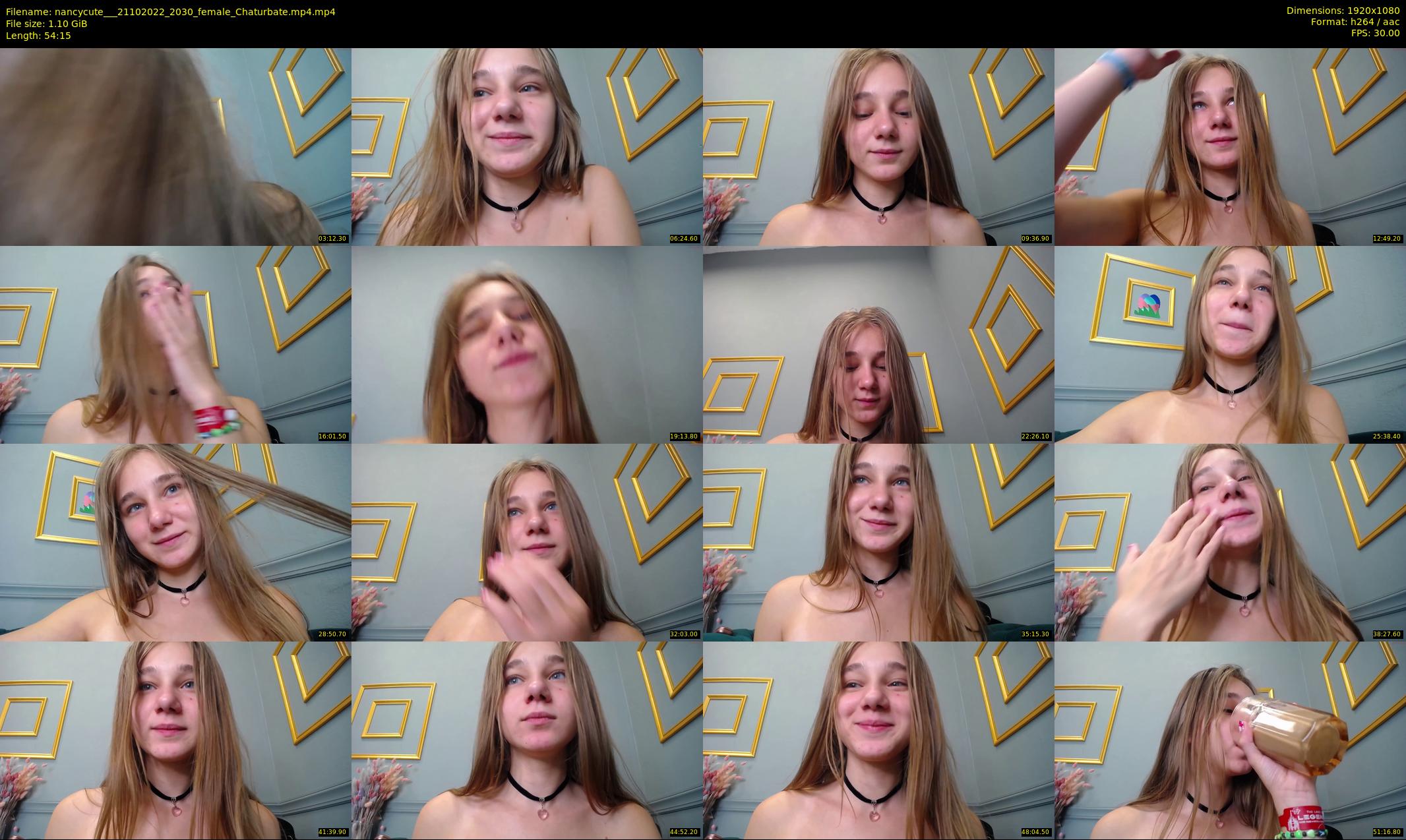 nancycute__ — 55 minute Chaturbate female cam show recording, 1080p, Oct 21, 2022