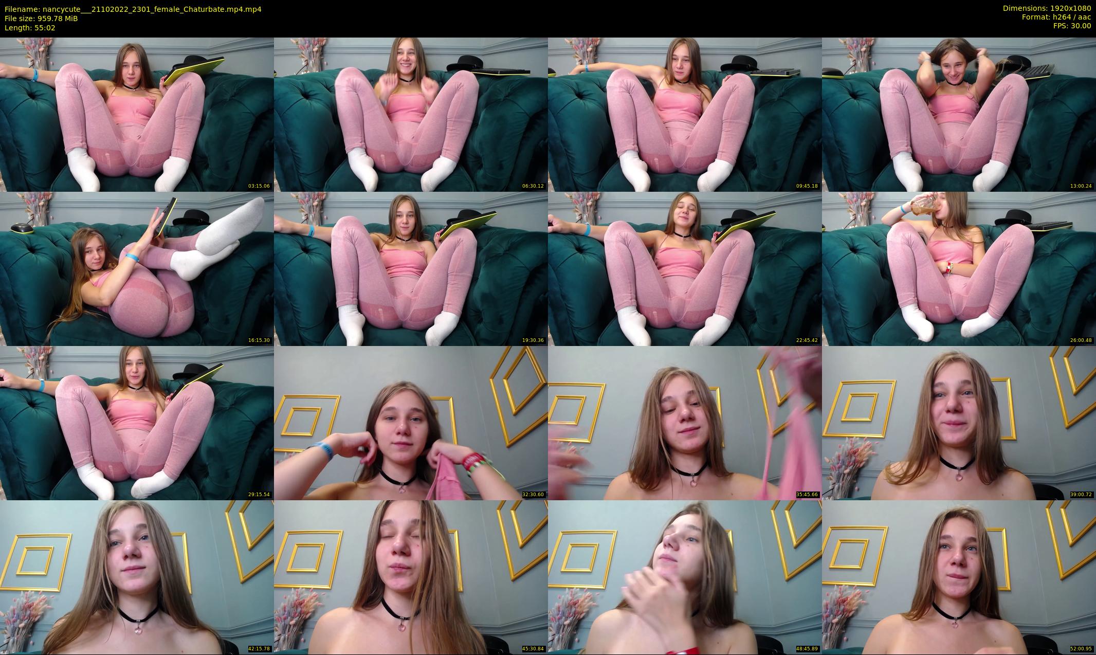 nancycute__ — 56 minute Chaturbate female cam show recording, 1080p, Oct 21, 2022