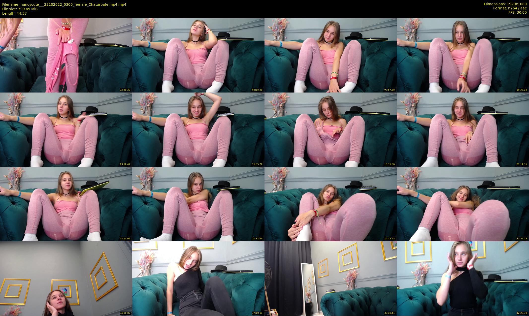 nancycute__ — 45 minute Chaturbate female cam show recording, 1080p, Oct 22, 2022