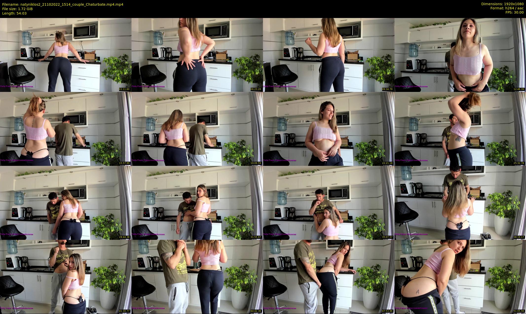 natyniklos2 — 55 minute Chaturbate couple cam show recording, 1080p, Oct 21, 2022