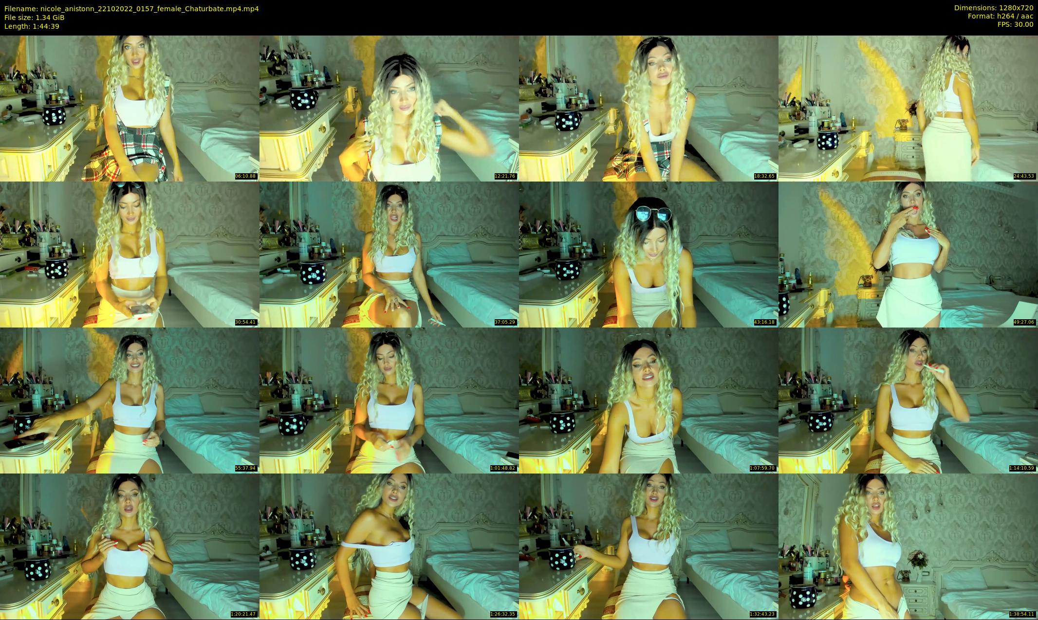 nicole_anistonn — 105 minute Chaturbate female cam show recording, 720p, Oct 22, 2022