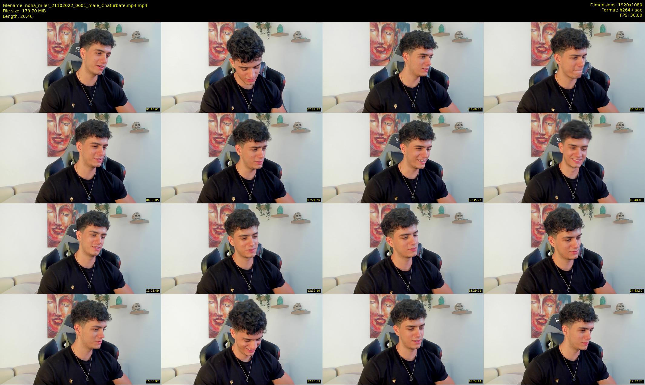 noha_miler — 21 minute Chaturbate male cam show recording, 1080p, Oct 21, 2022