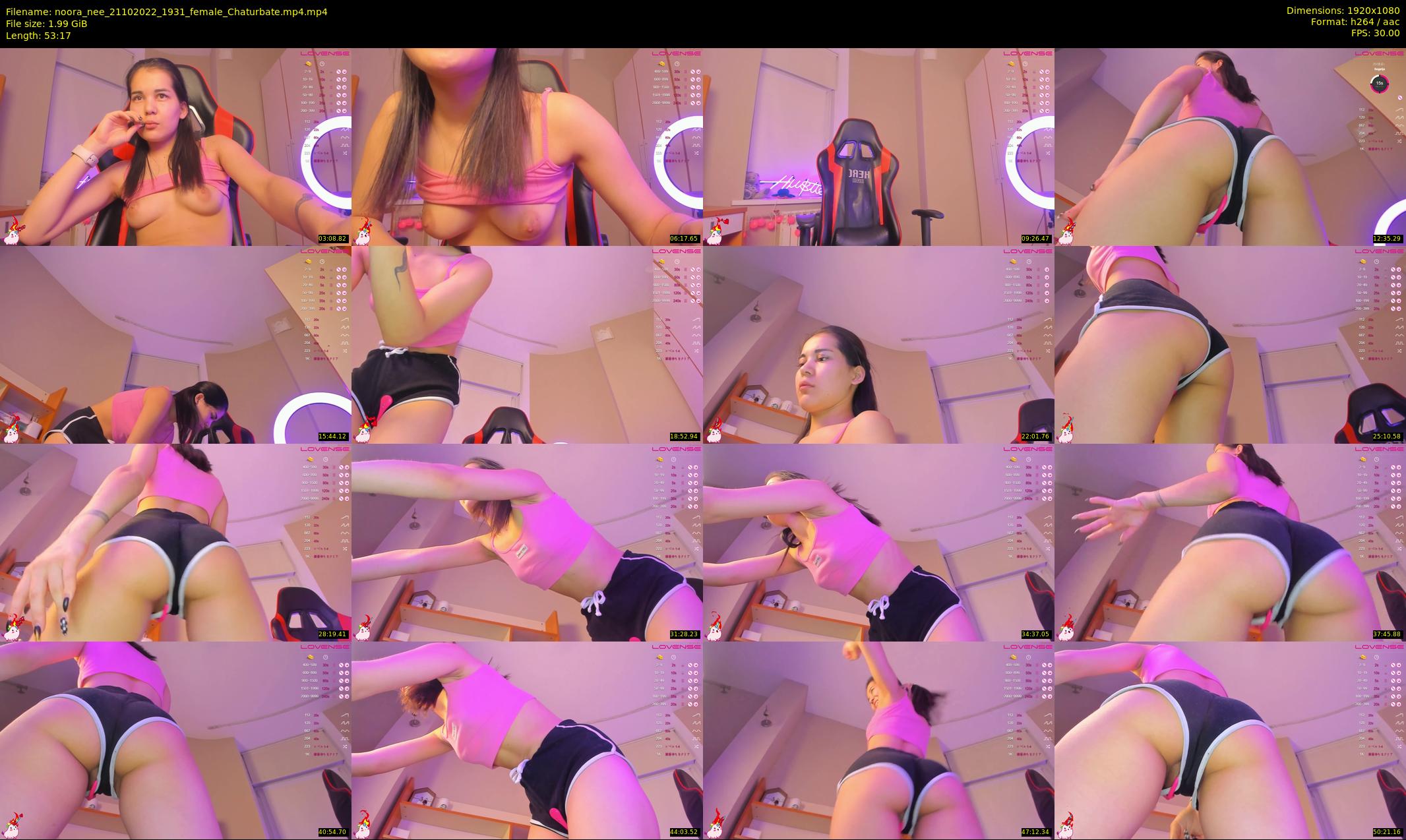 noora_nee — 54 minute Chaturbate female cam show recording, 1080p, Oct 21, 2022