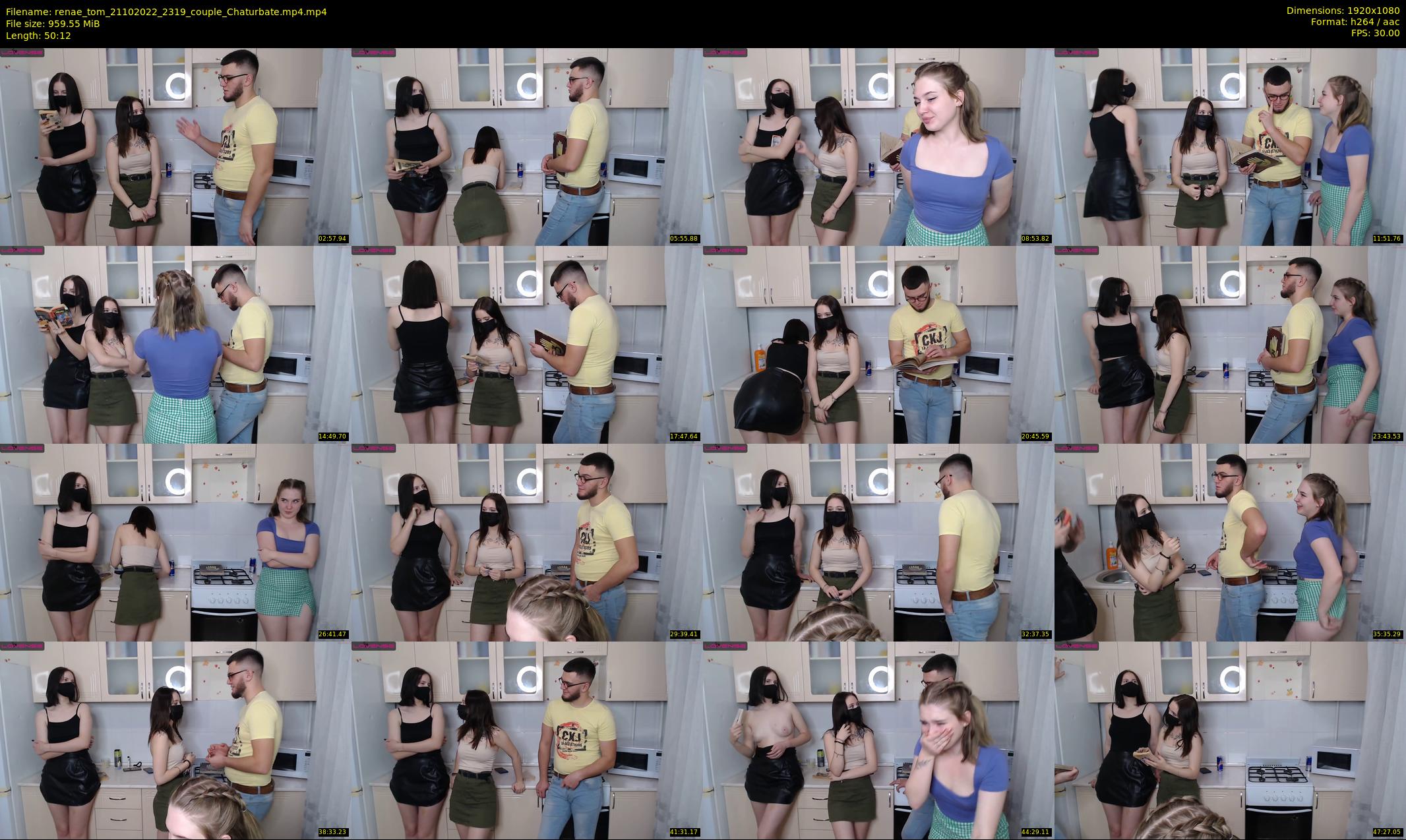renae_tom — 51 minute Chaturbate couple cam show recording, 1080p, Oct 21, 2022