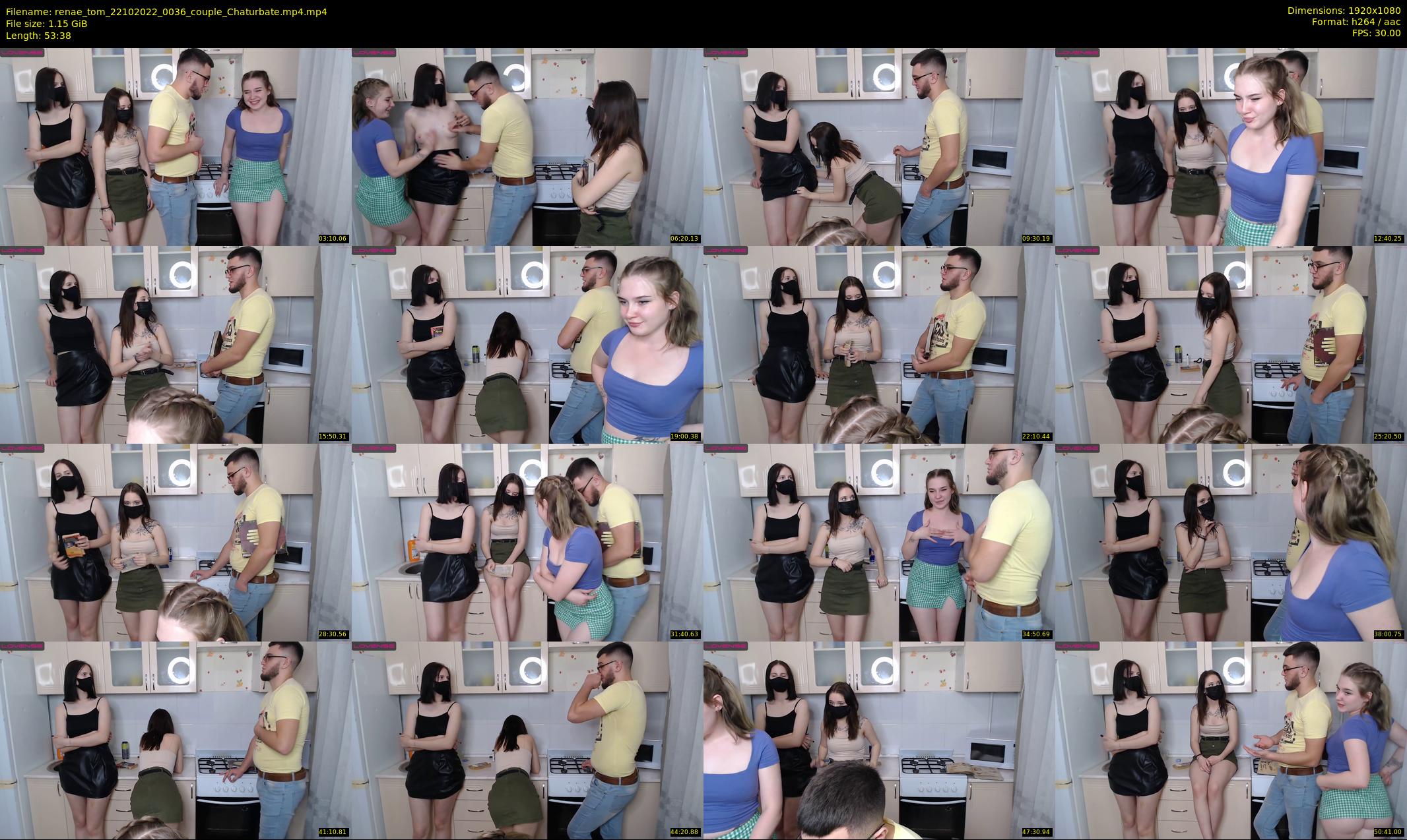 renae_tom — 54 minute Chaturbate couple cam show recording, 1080p, Oct 22, 2022