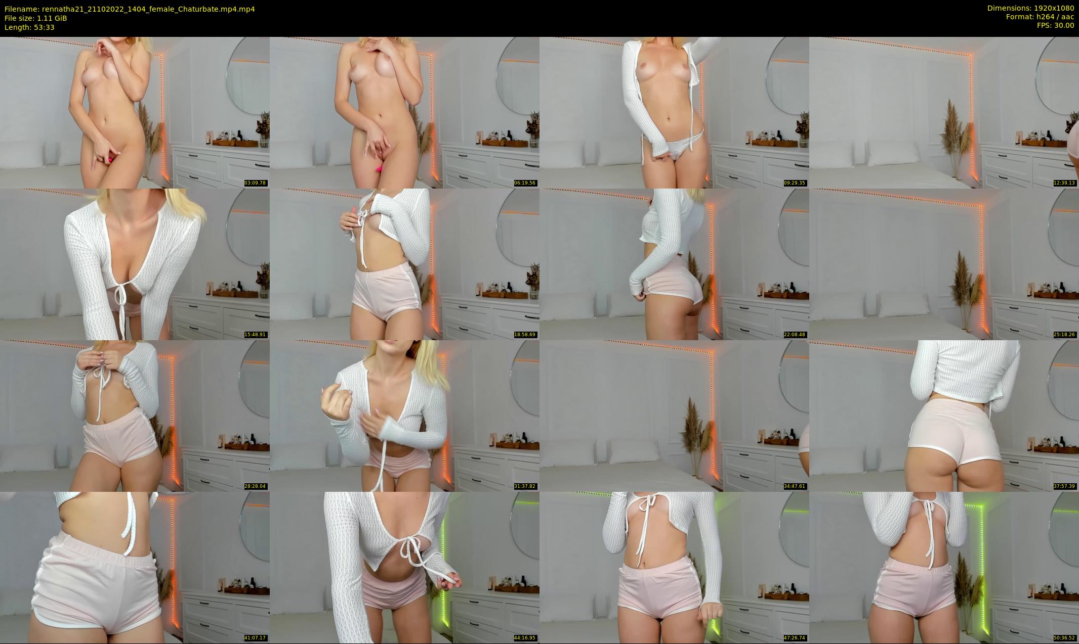 rennatha21 — 54 minute Chaturbate female cam show recording, 1080p, Oct 21, 2022