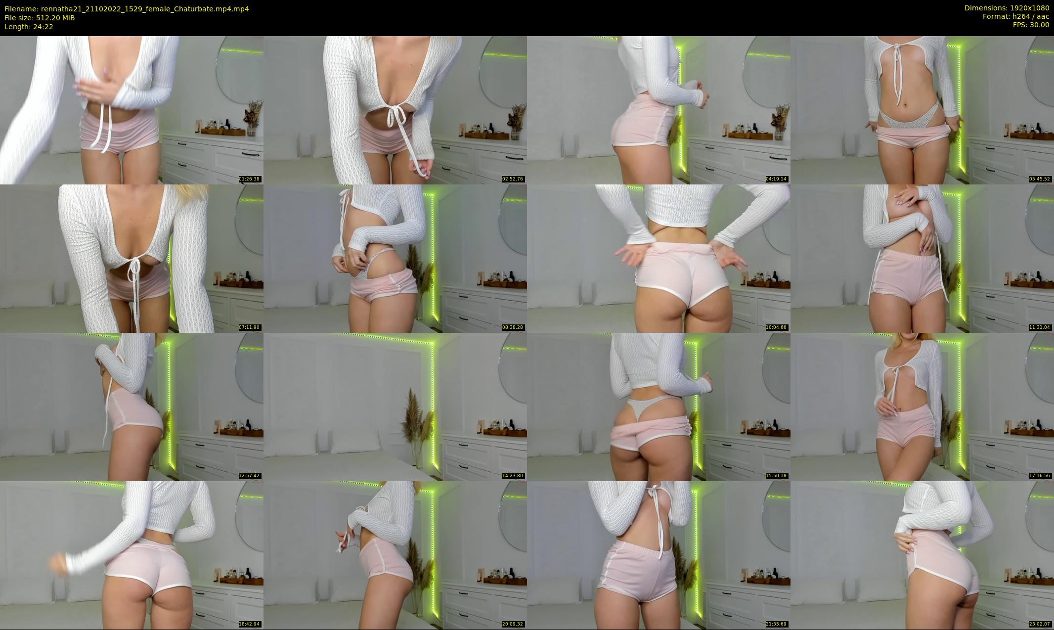 rennatha21 — 25 minute Chaturbate female cam show recording, 1080p, Oct 21, 2022