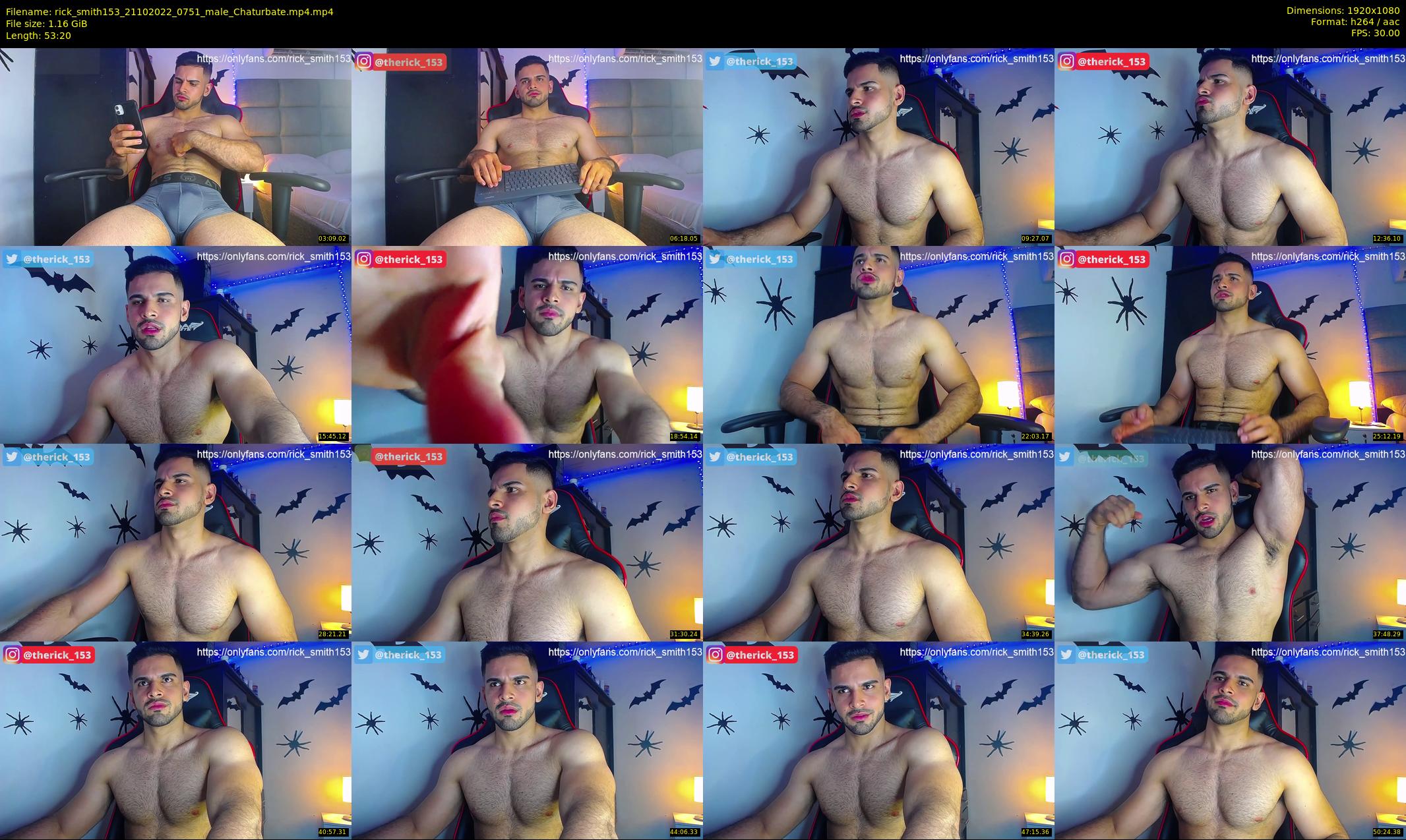 rick_smith153 — 54 minute Chaturbate male cam show recording, 1080p, Oct 21, 2022