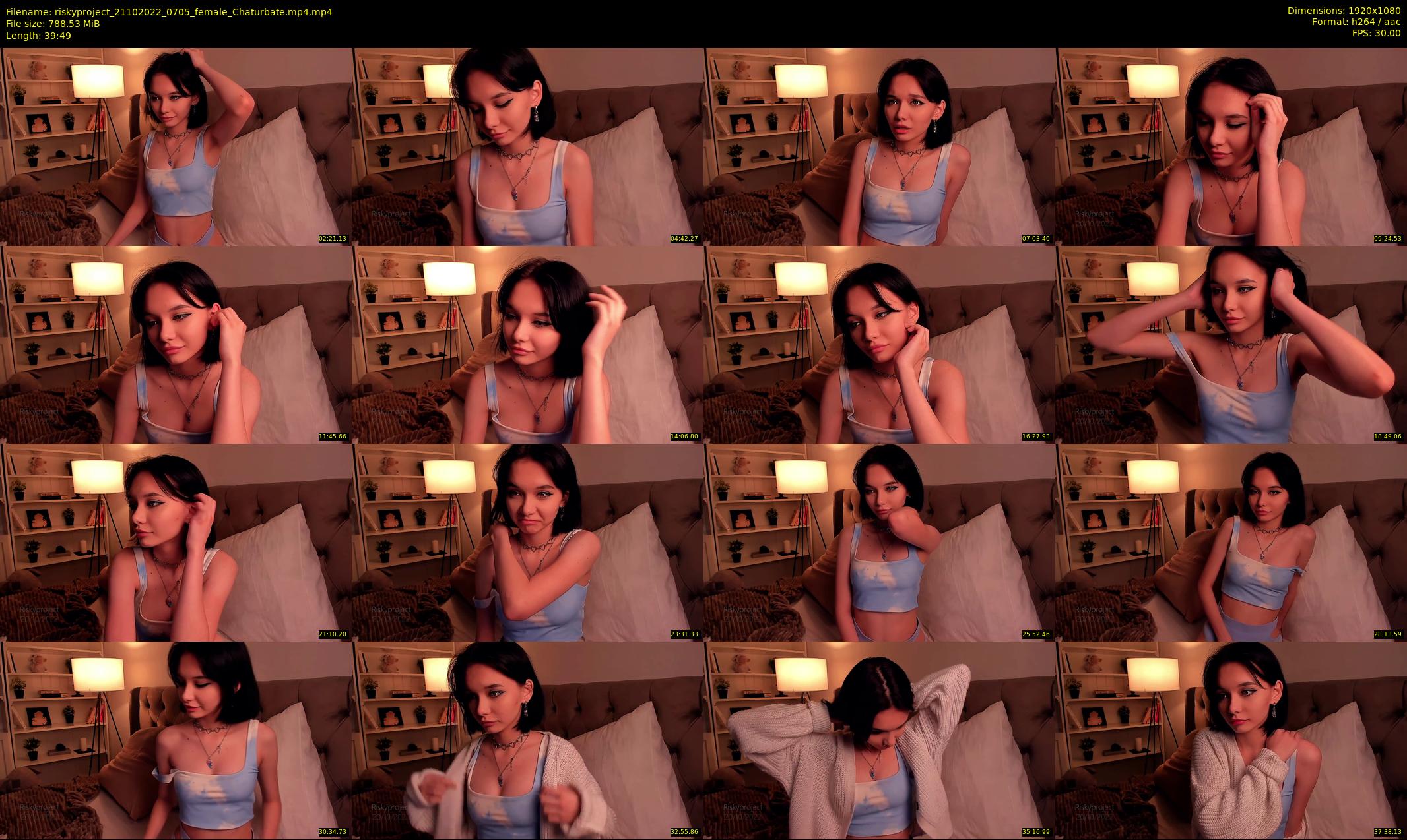 riskyproject — 40 minute Chaturbate couple cam show recording, 1080p, Oct 21, 2022