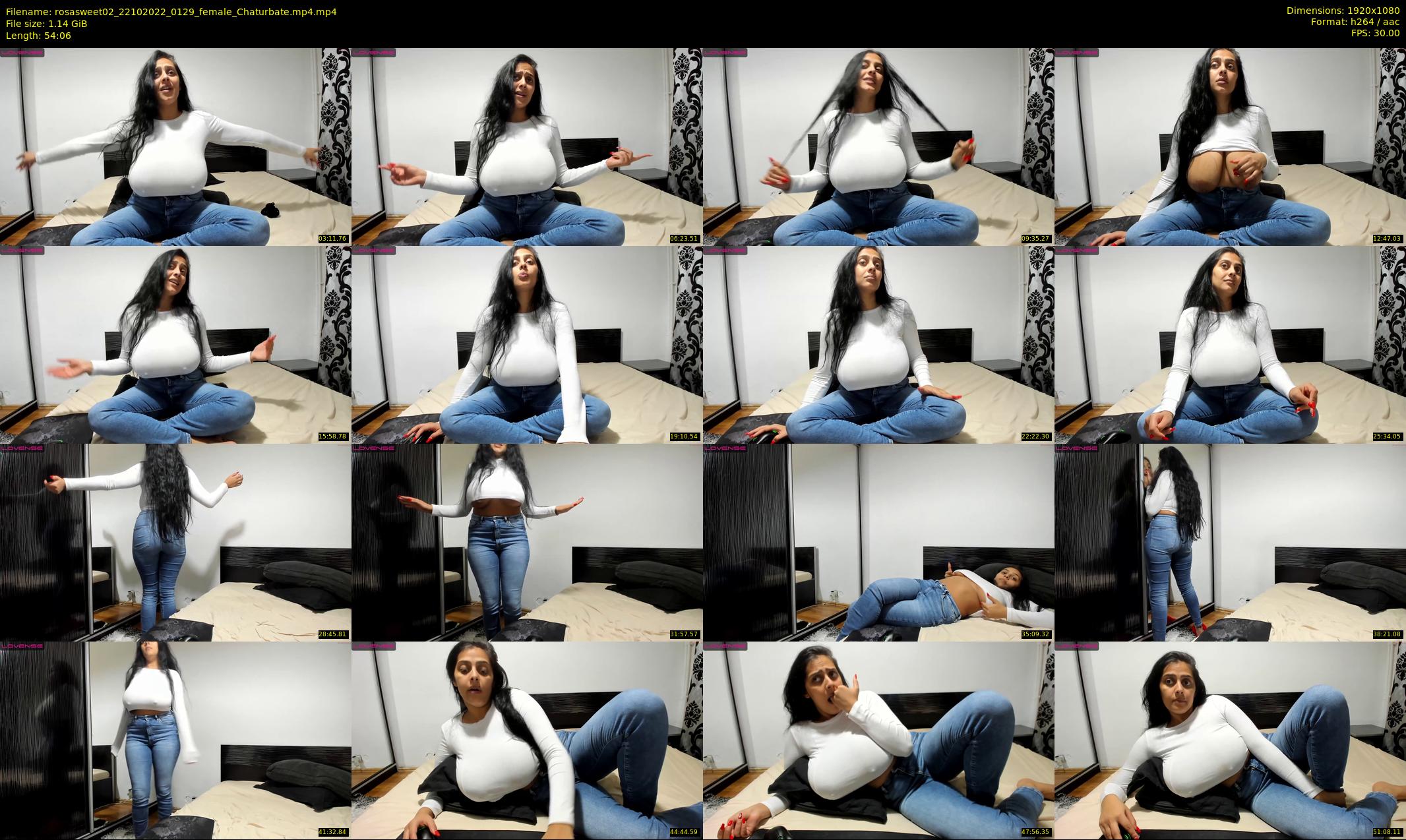 rosasweet02 — 55 minute Chaturbate female cam show recording, 1080p, Oct 22, 2022