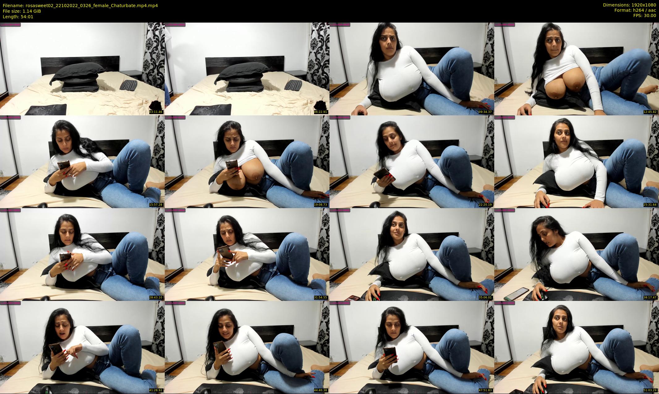 rosasweet02 — 55 minute Chaturbate female cam show recording, 1080p, Oct 22, 2022