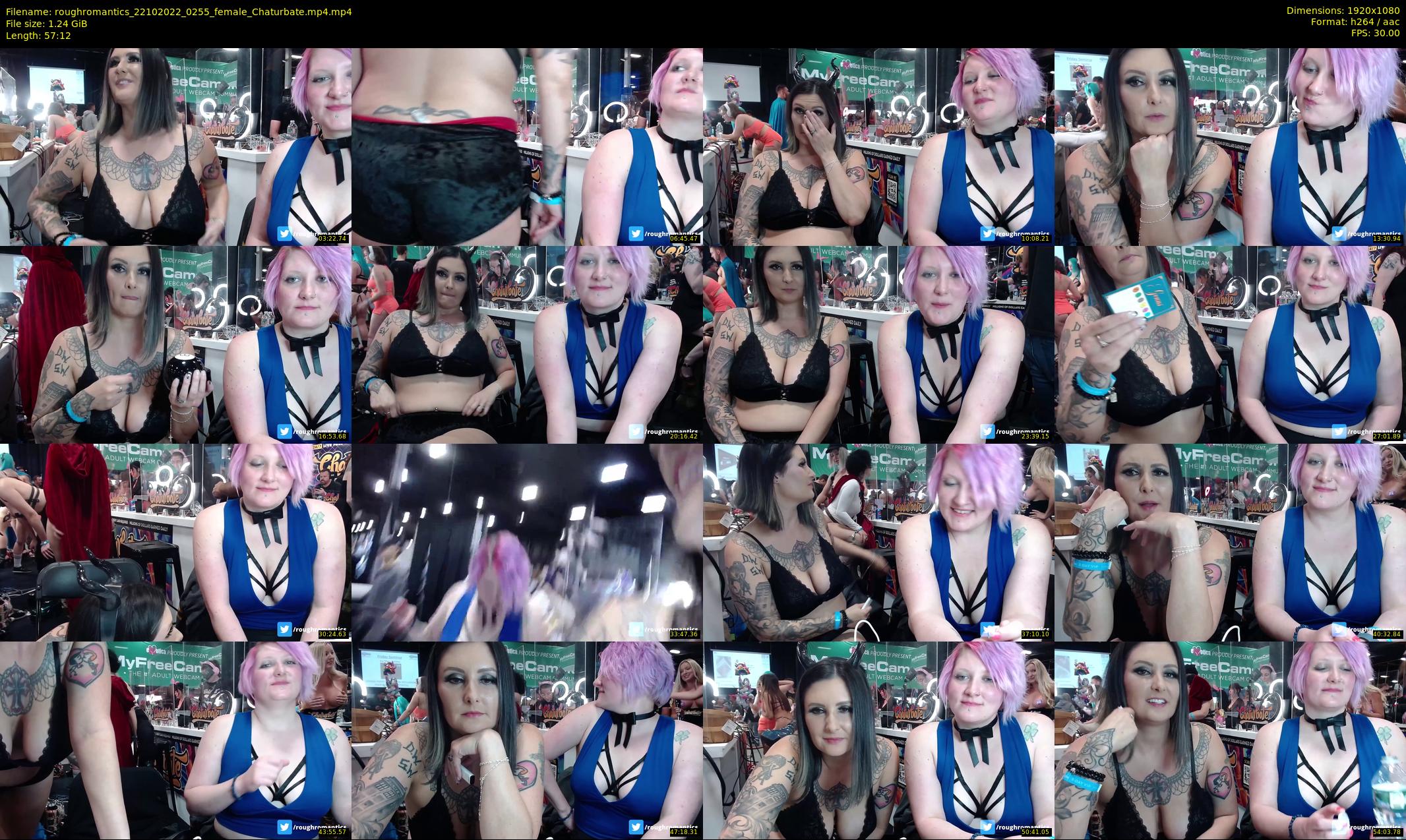 roughromantics — 58 minute Chaturbate couple cam show recording, 1080p, Oct 22, 2022
