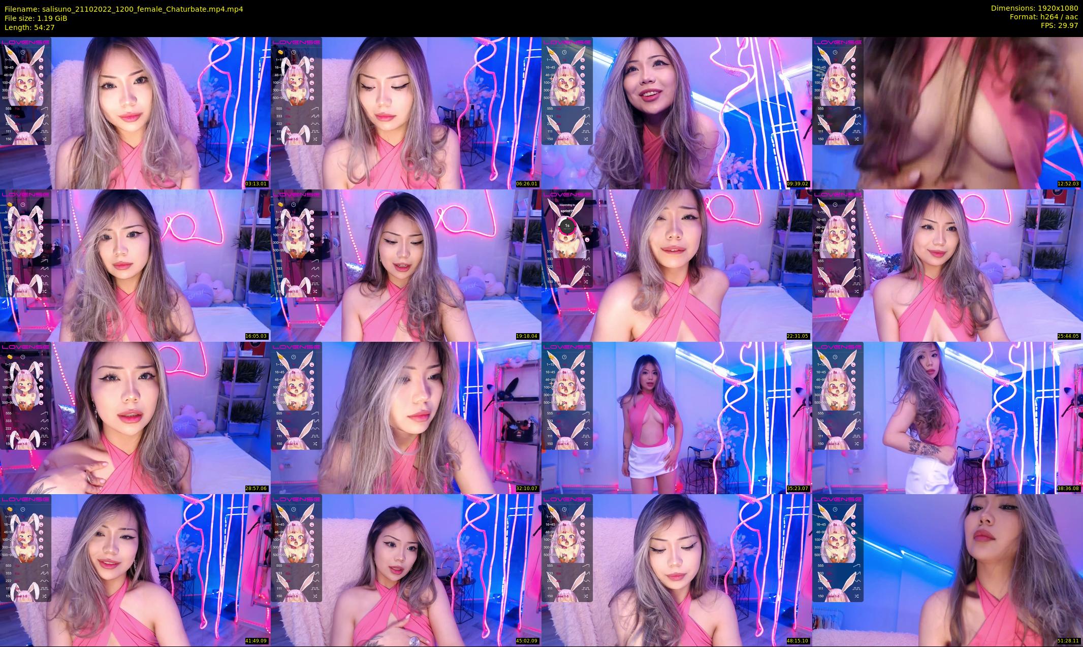 salisuno — 55 minute Chaturbate female cam show recording, 1080p, Oct 21, 2022