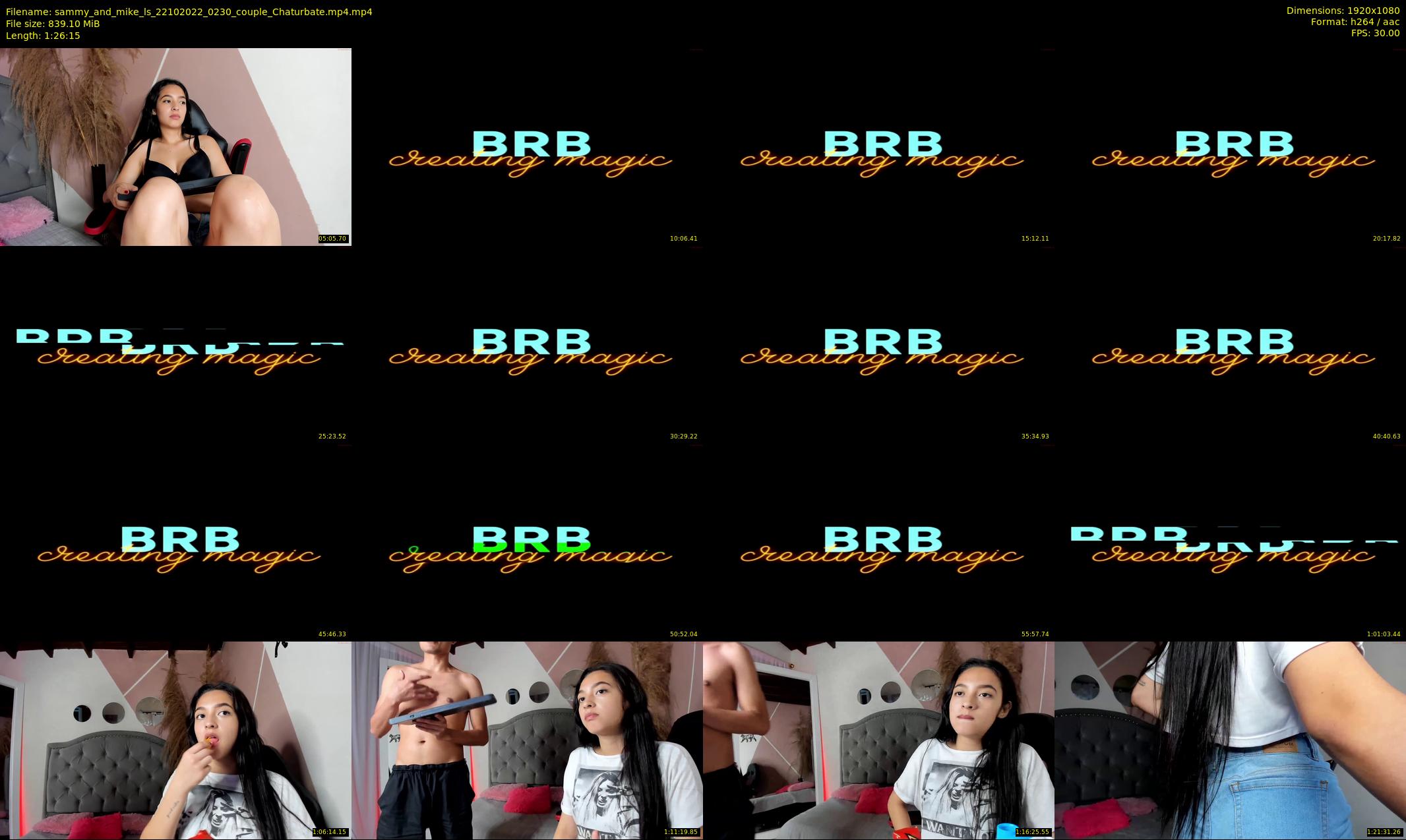 sammy_and_mike_ls — 87 minute Chaturbate couple cam show recording, 1080p, Oct 22, 2022