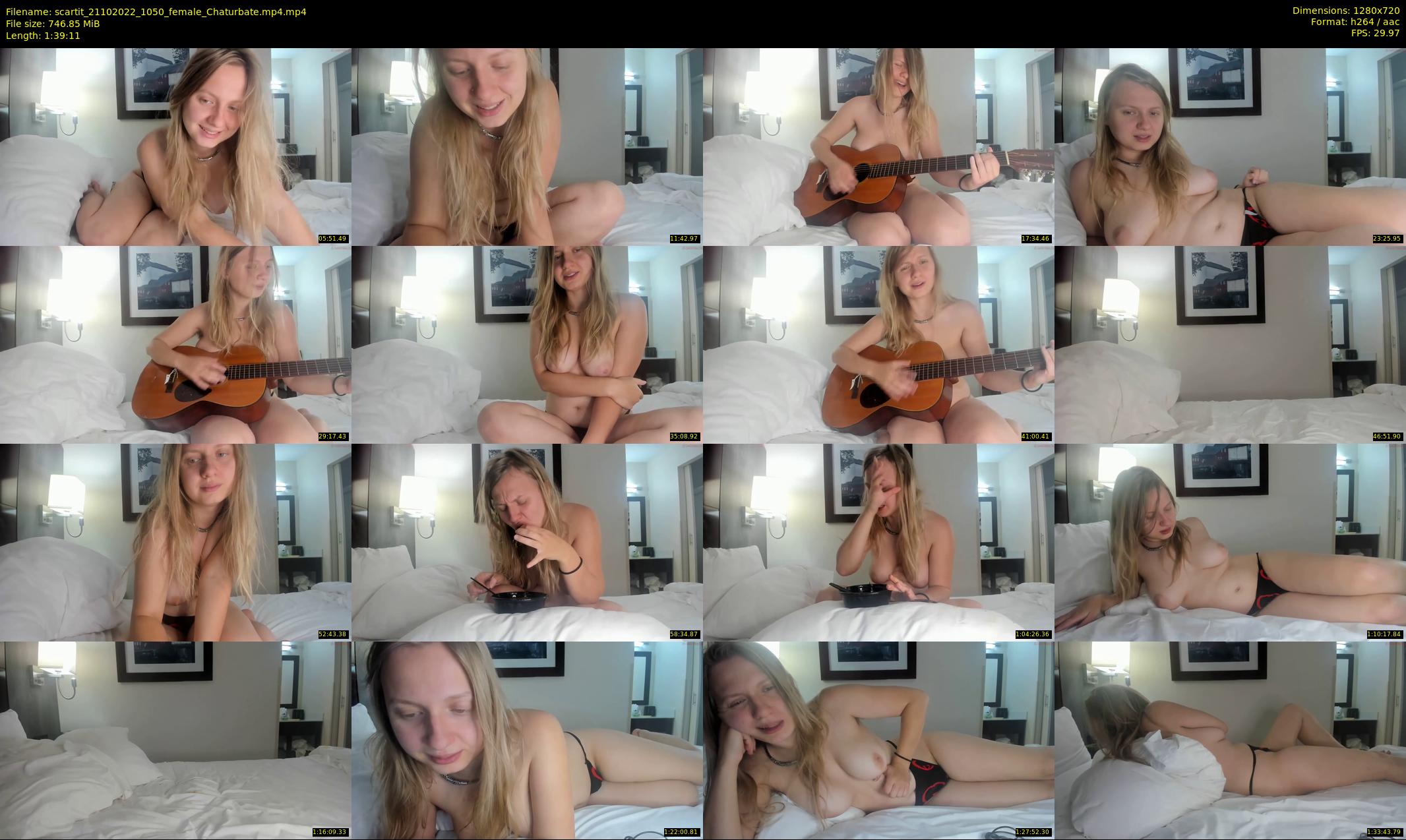 scartit — 100 minute Chaturbate female cam show recording, 720p, Oct 21, 2022