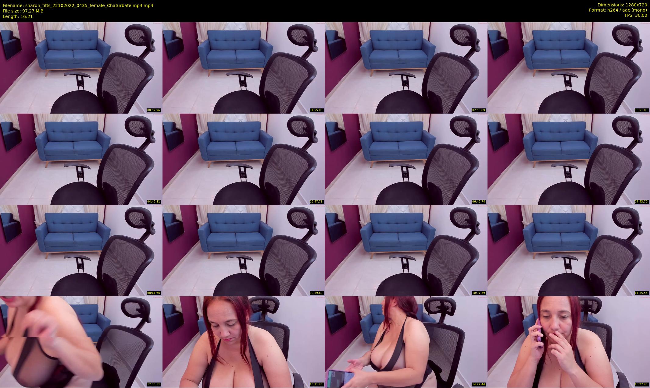 sharon_titts — 17 minute Chaturbate female cam show recording, 720p, Oct 22, 2022
