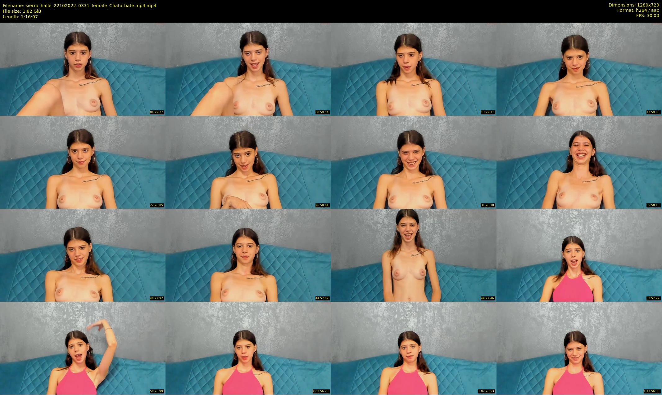 sierra_halle — 77 minute Chaturbate female cam show recording, 720p, Oct 22, 2022