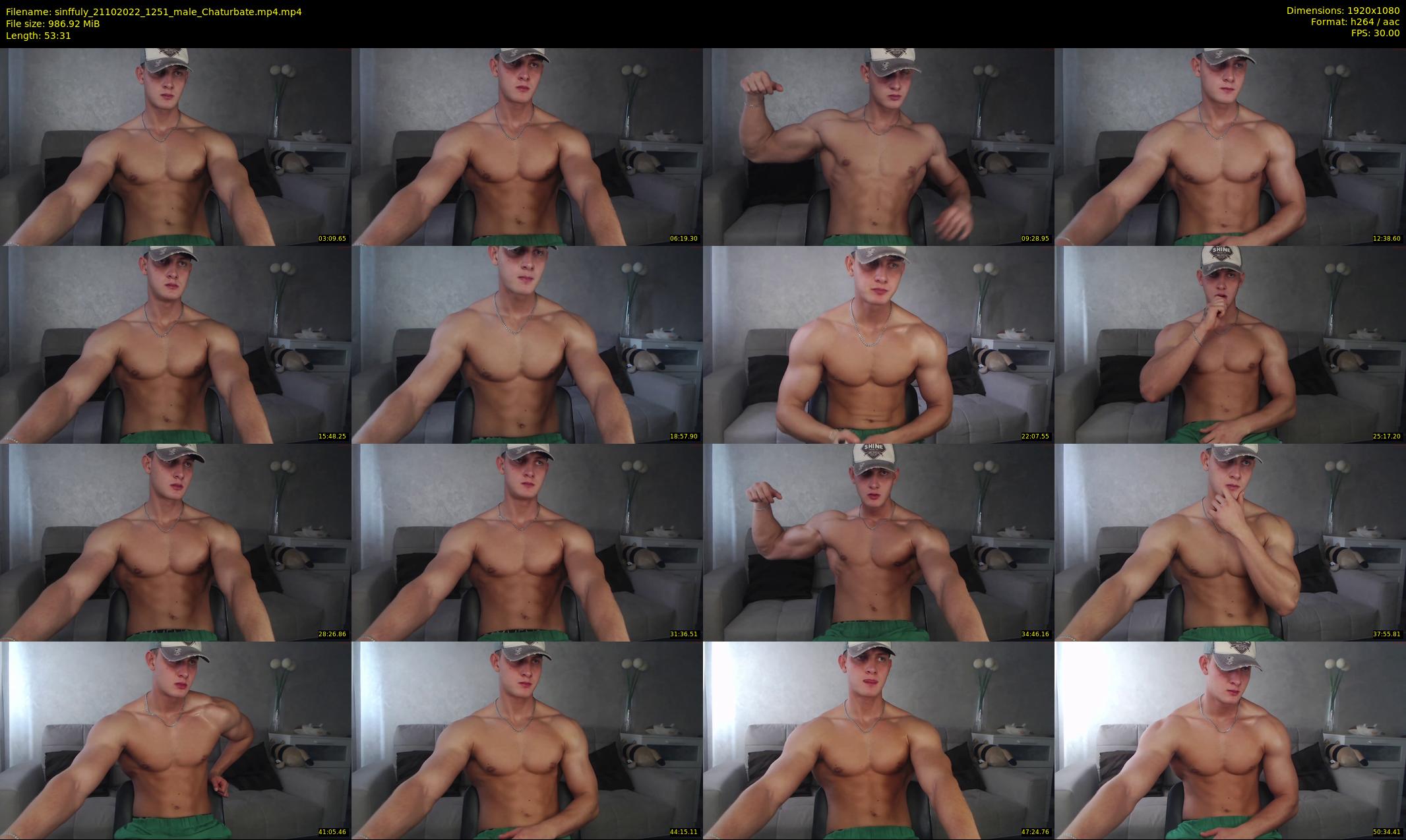 sinffuly — 54 minute Chaturbate male cam show recording, 1080p, Oct 21, 2022