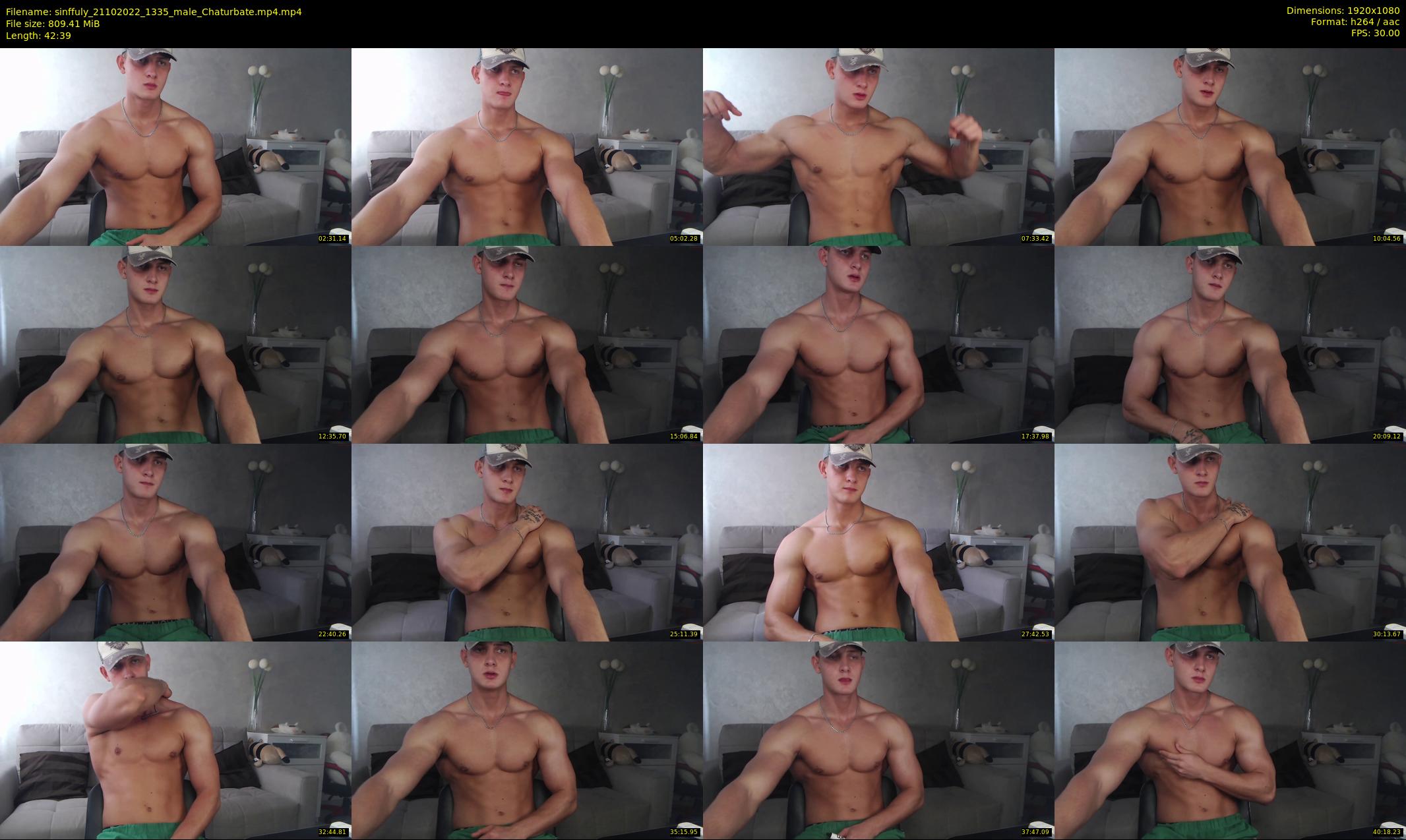 sinffuly — 43 minute Chaturbate male cam show recording, 1080p, Oct 21, 2022