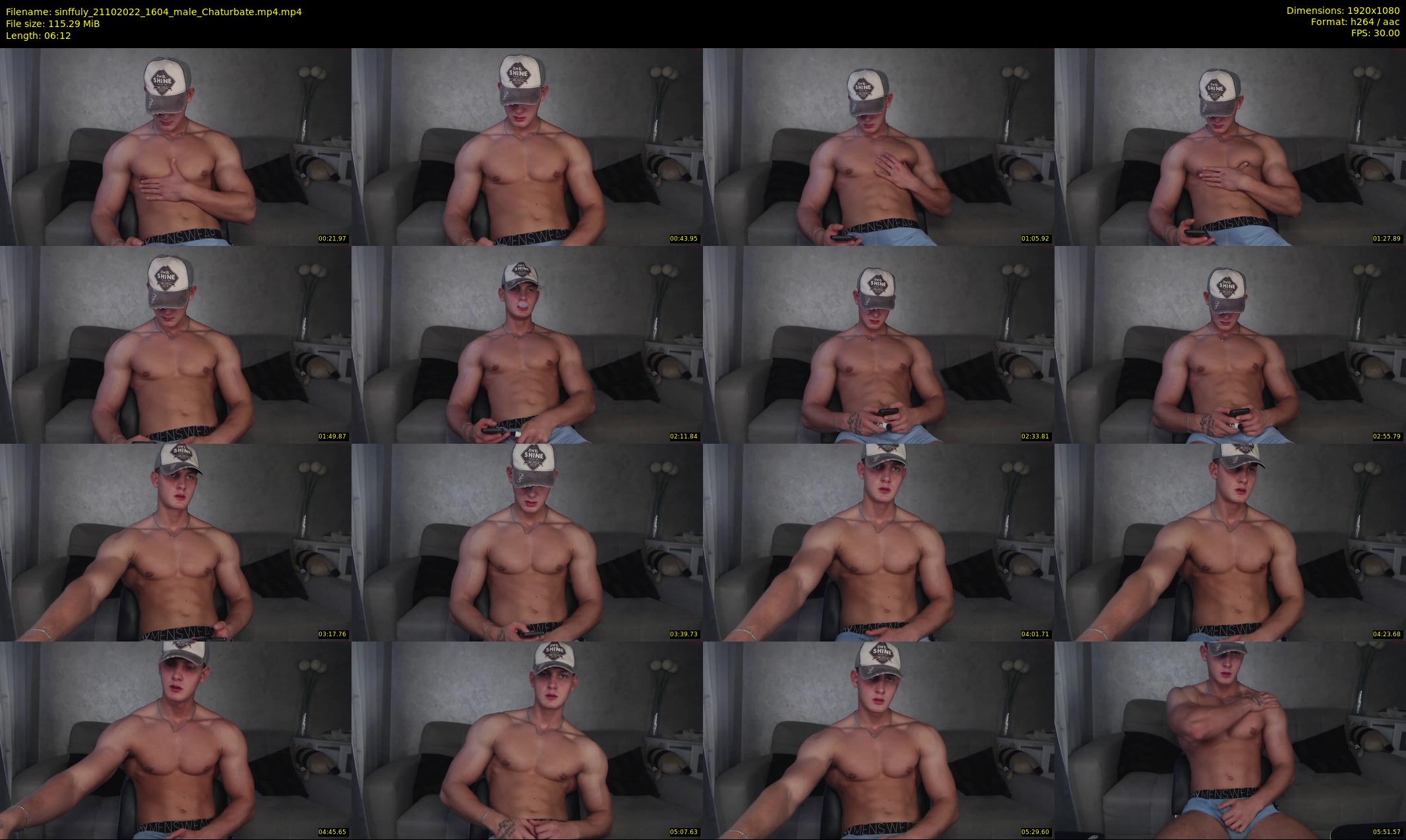 sinffuly — 7 minute Chaturbate male cam show recording, 1080p, Oct 21, 2022