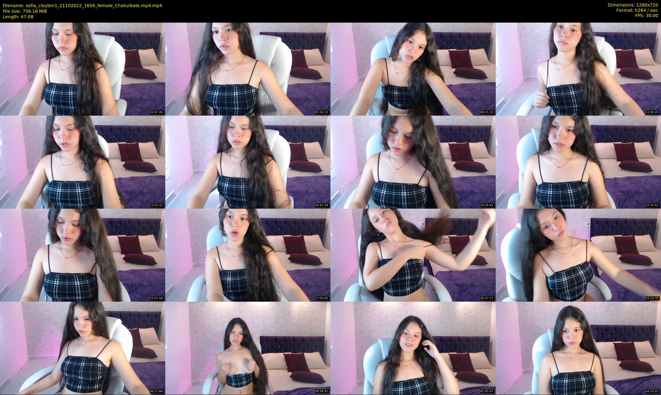sofia_cleyton1 — 48 minute Chaturbate female cam show recording, 720p, Oct 21, 2022