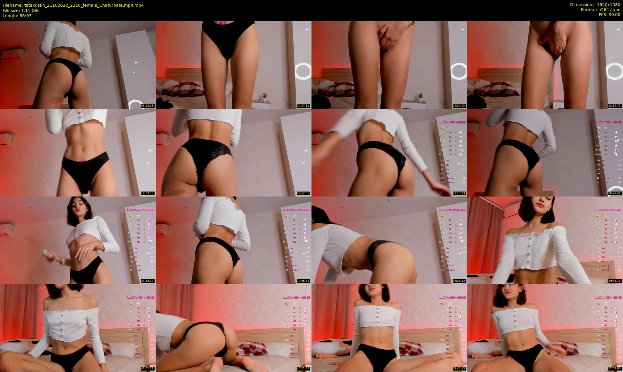 tatekristin — 57 minute Chaturbate female cam show recording, 1080p, Oct 21, 2022