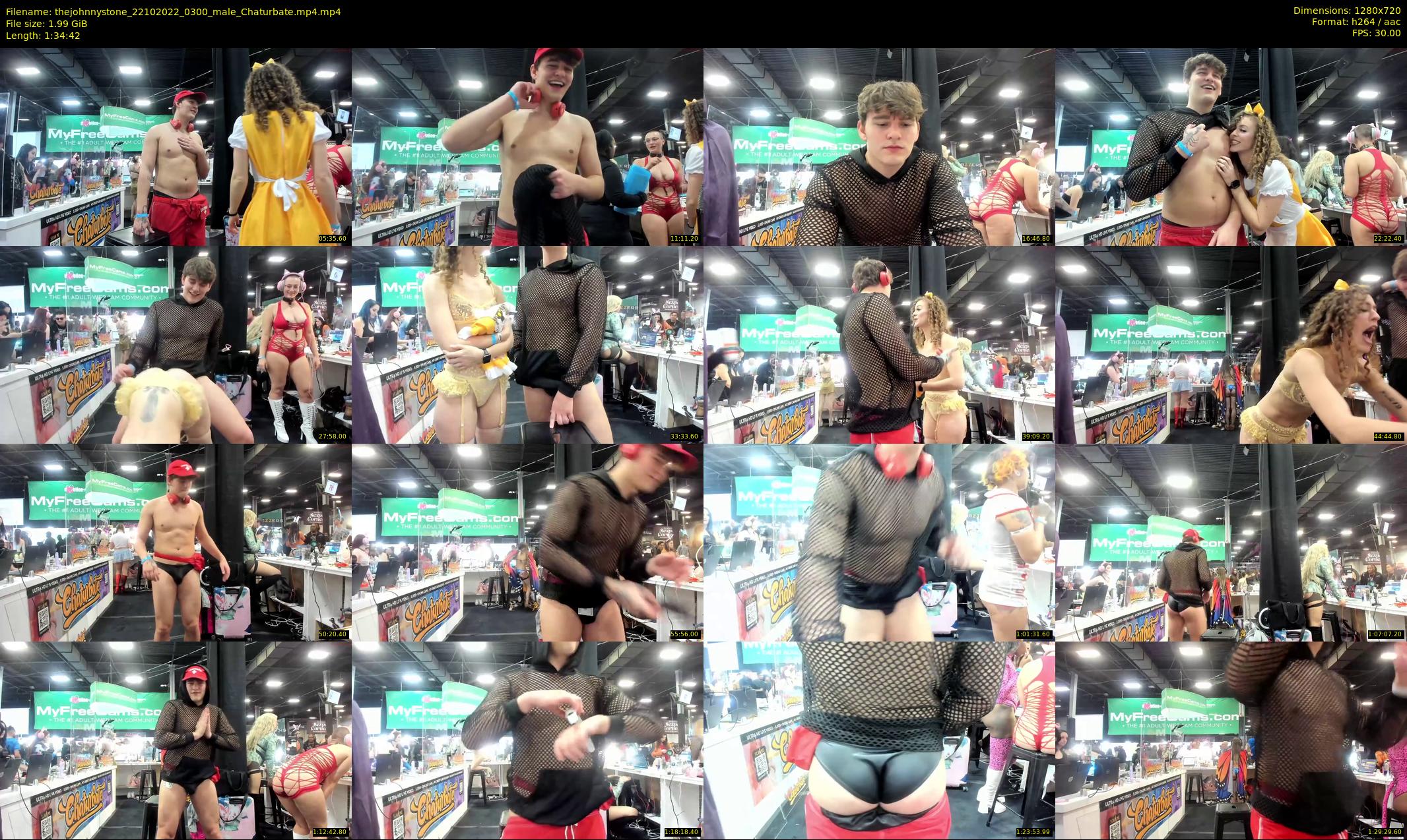 thejohnnystone — 95 minute Chaturbate male cam show recording, 720p, Oct 22, 2022