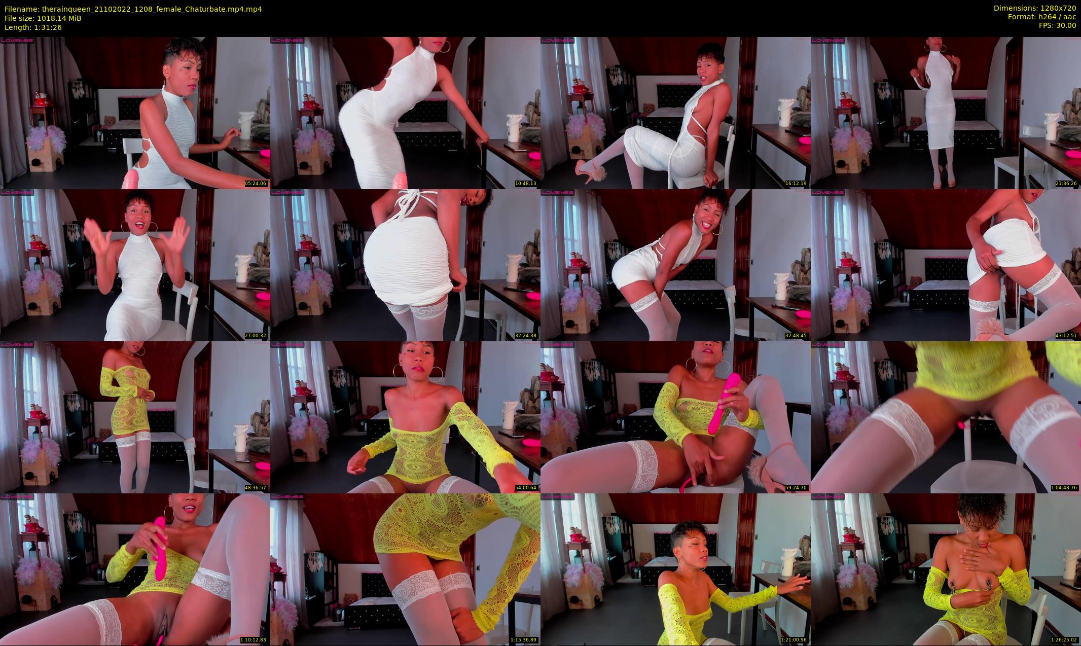 therainqueen — 92 minute Chaturbate female cam show recording, 720p, Oct 21, 2022