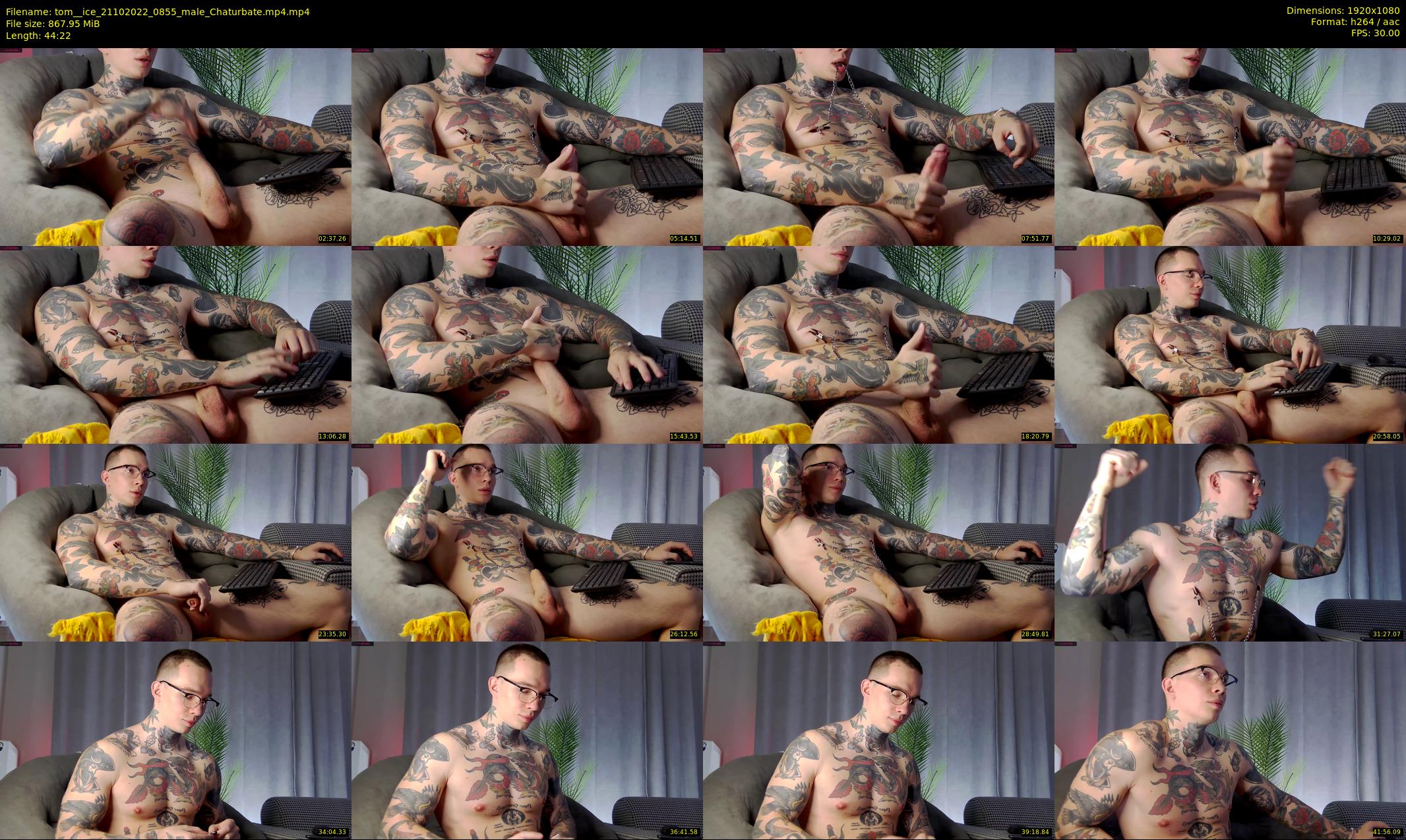 tom__ice — 45 minute Chaturbate male cam show recording, 1080p, Oct 21, 2022