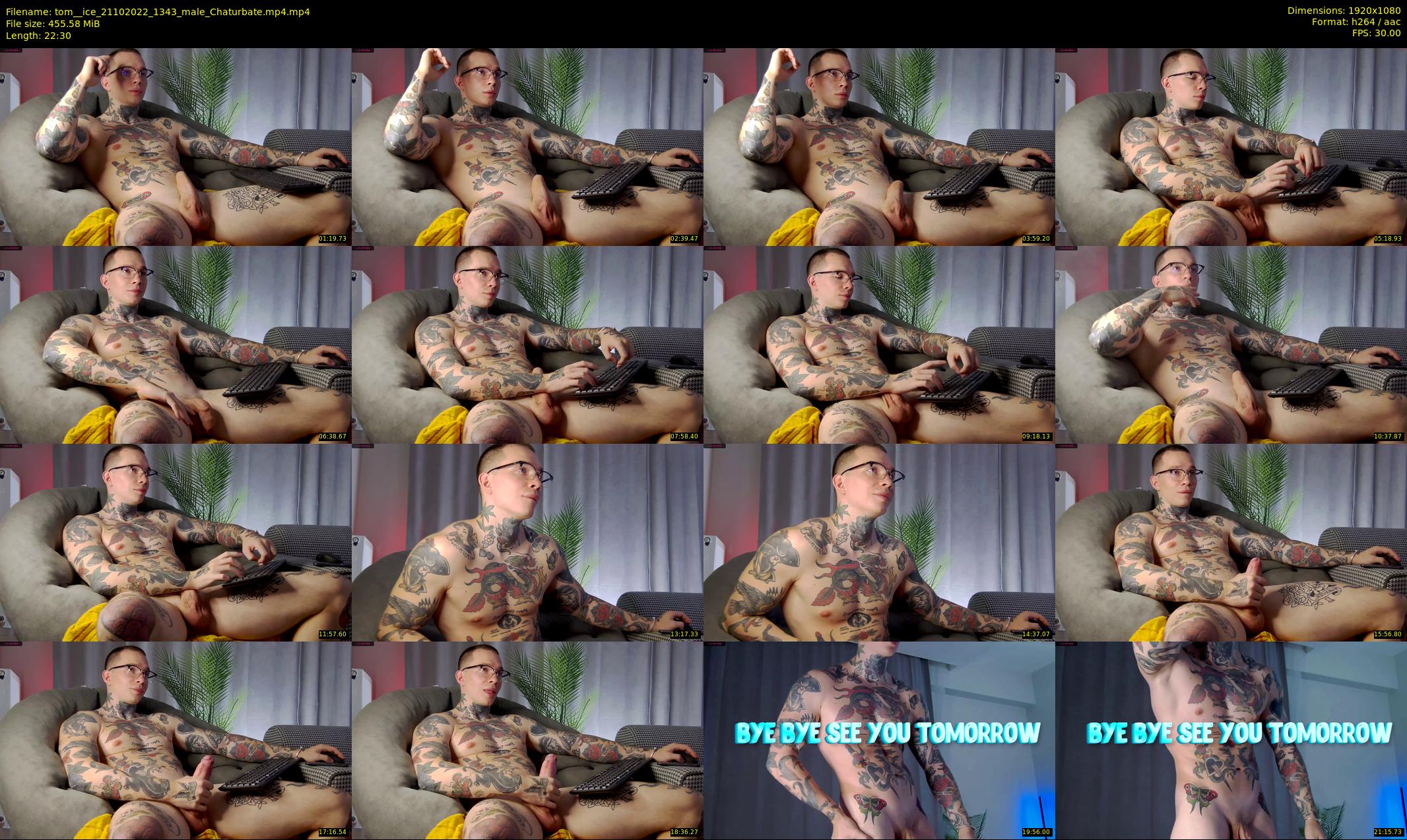 tom__ice — 23 minute Chaturbate male cam show recording, 1080p, Oct 21, 2022