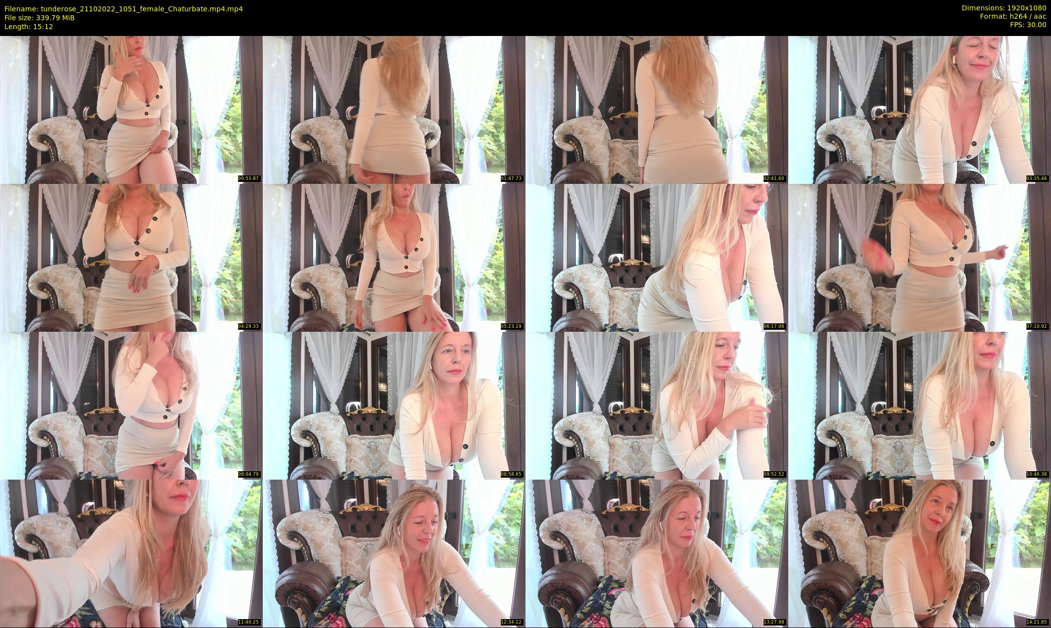 tunderose — 16 minute Chaturbate female cam show recording, 1080p, Oct 21, 2022