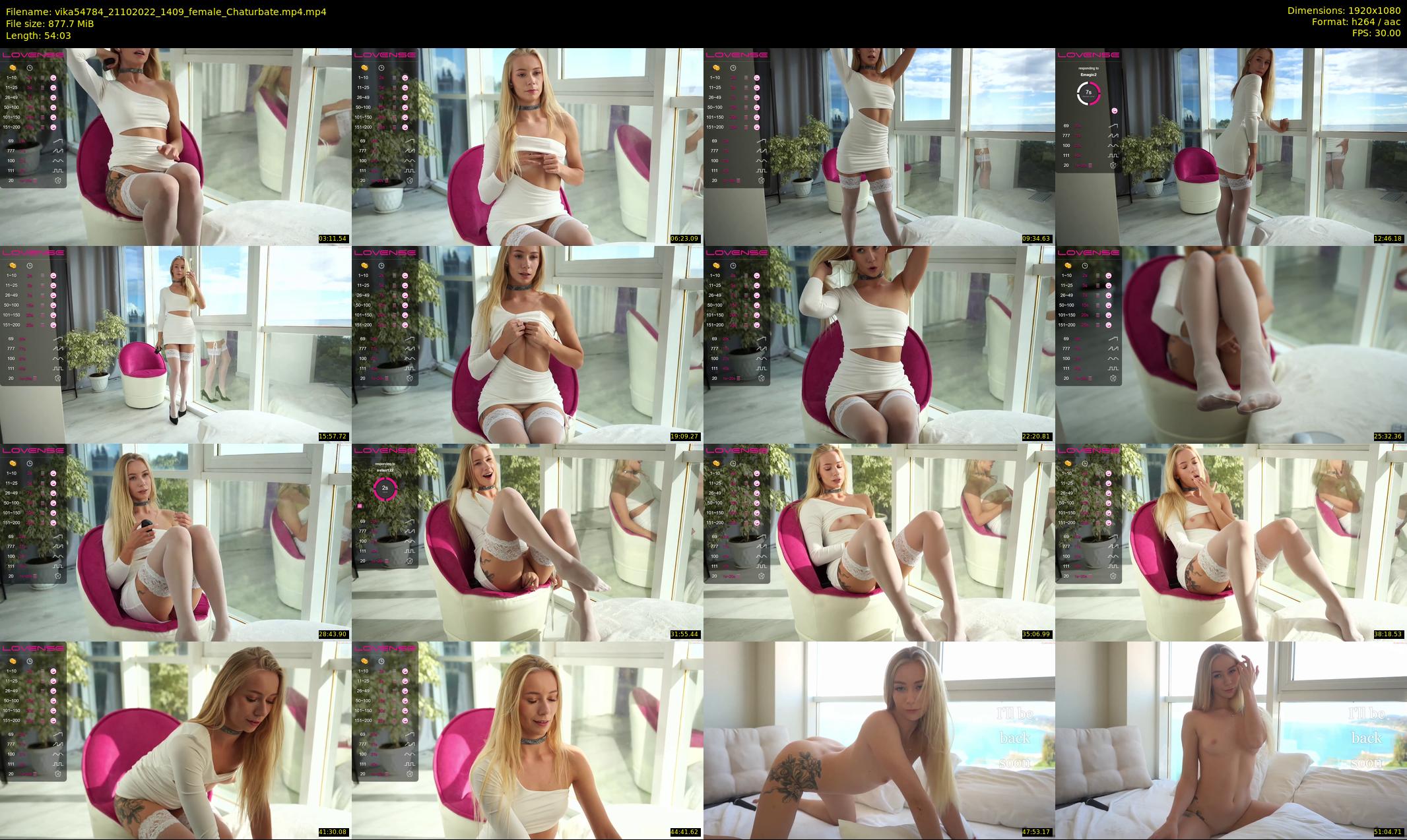 vika54784 — 55 minute Chaturbate female cam show recording, 1080p, Oct 21, 2022
